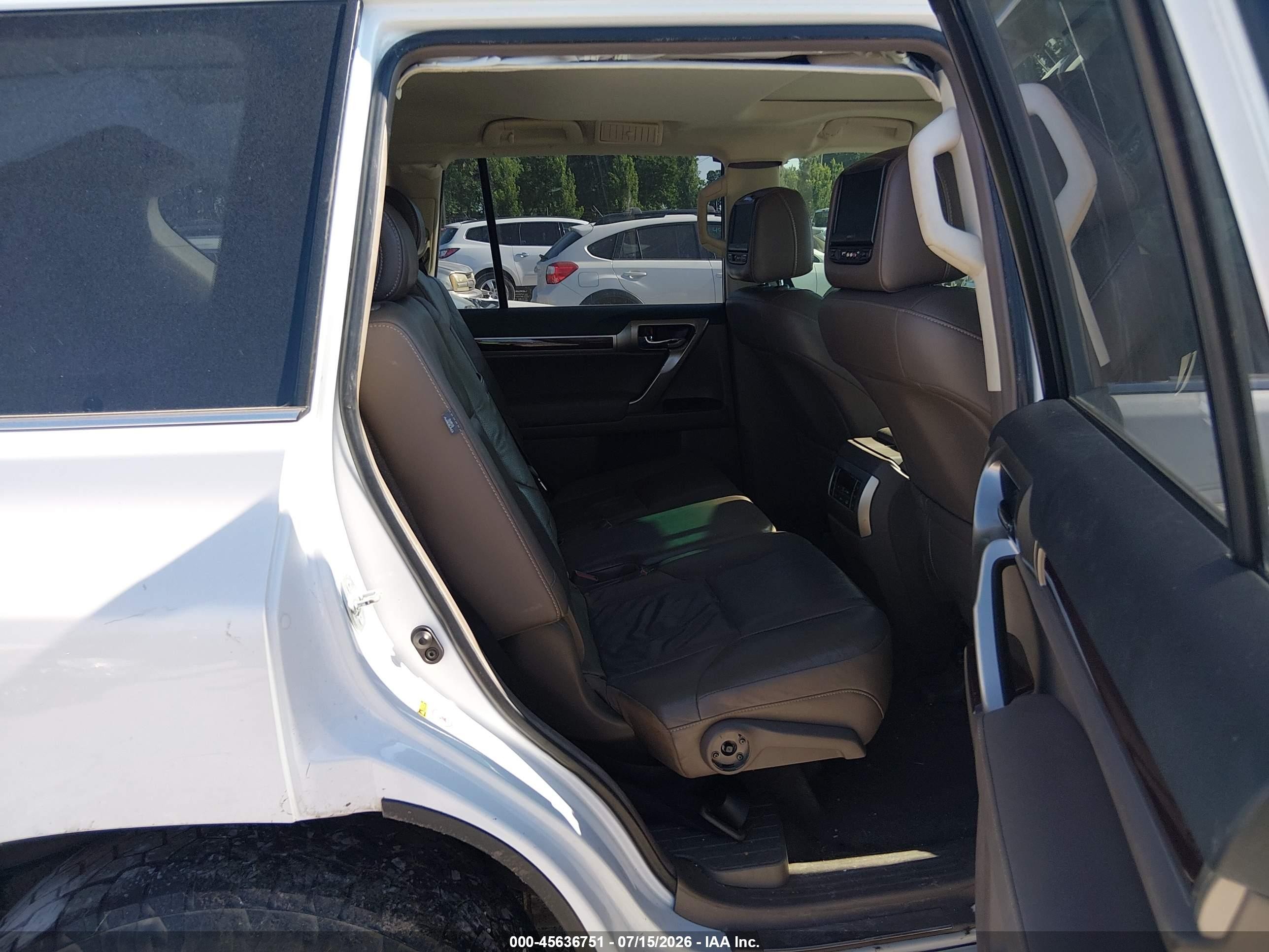 2014 Lexus Gx 460   White vin: JTJBM7FX2E5075672