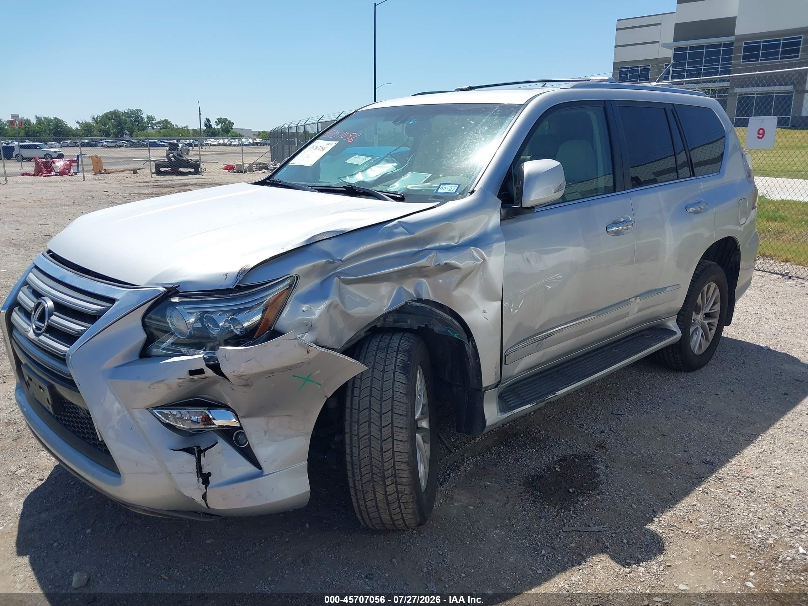 2014 Lexus Gx 460   Gray vin: JTJBM7FX2E5090477