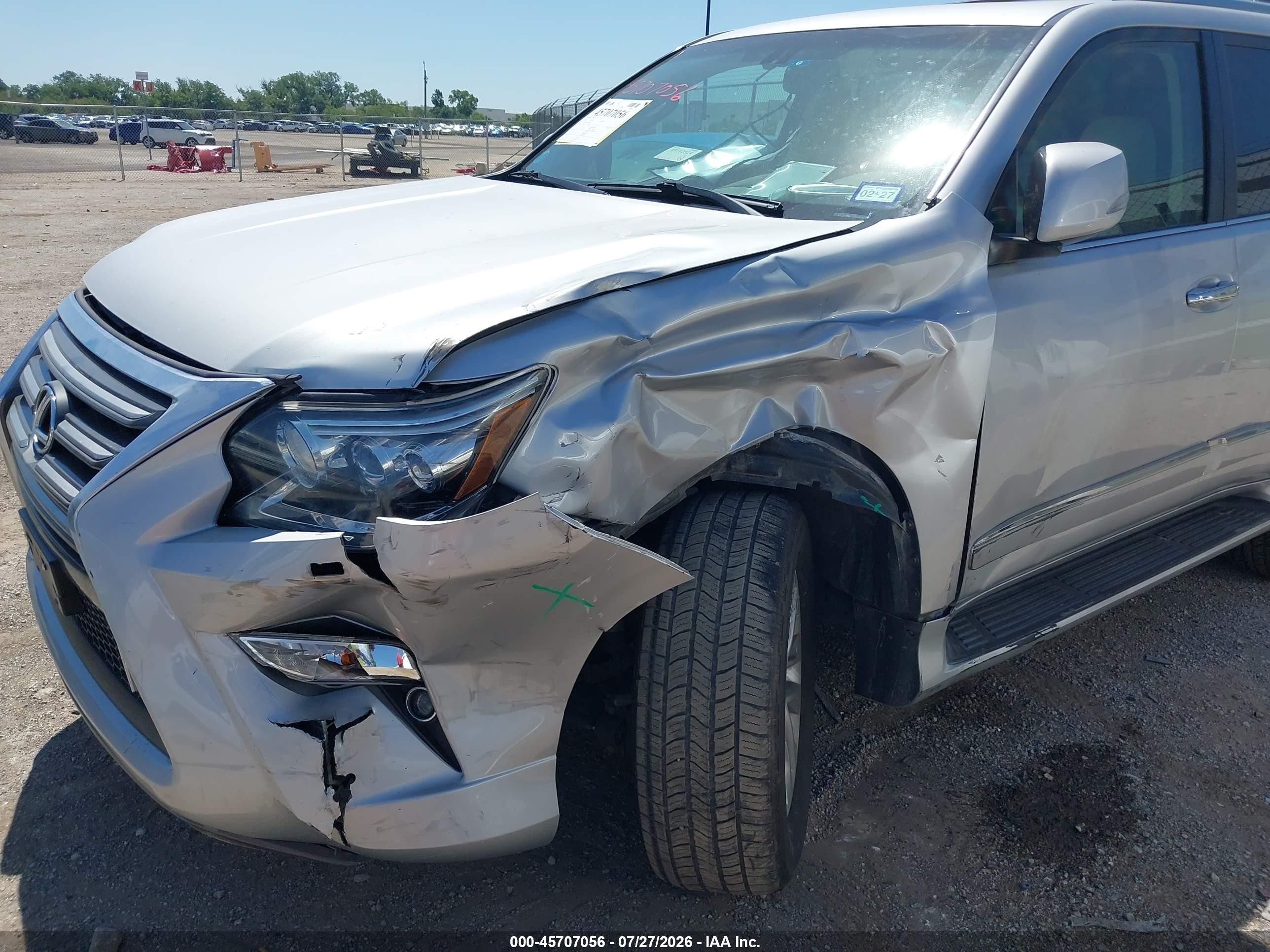 2014 Lexus Gx 460   Gray vin: JTJBM7FX2E5090477