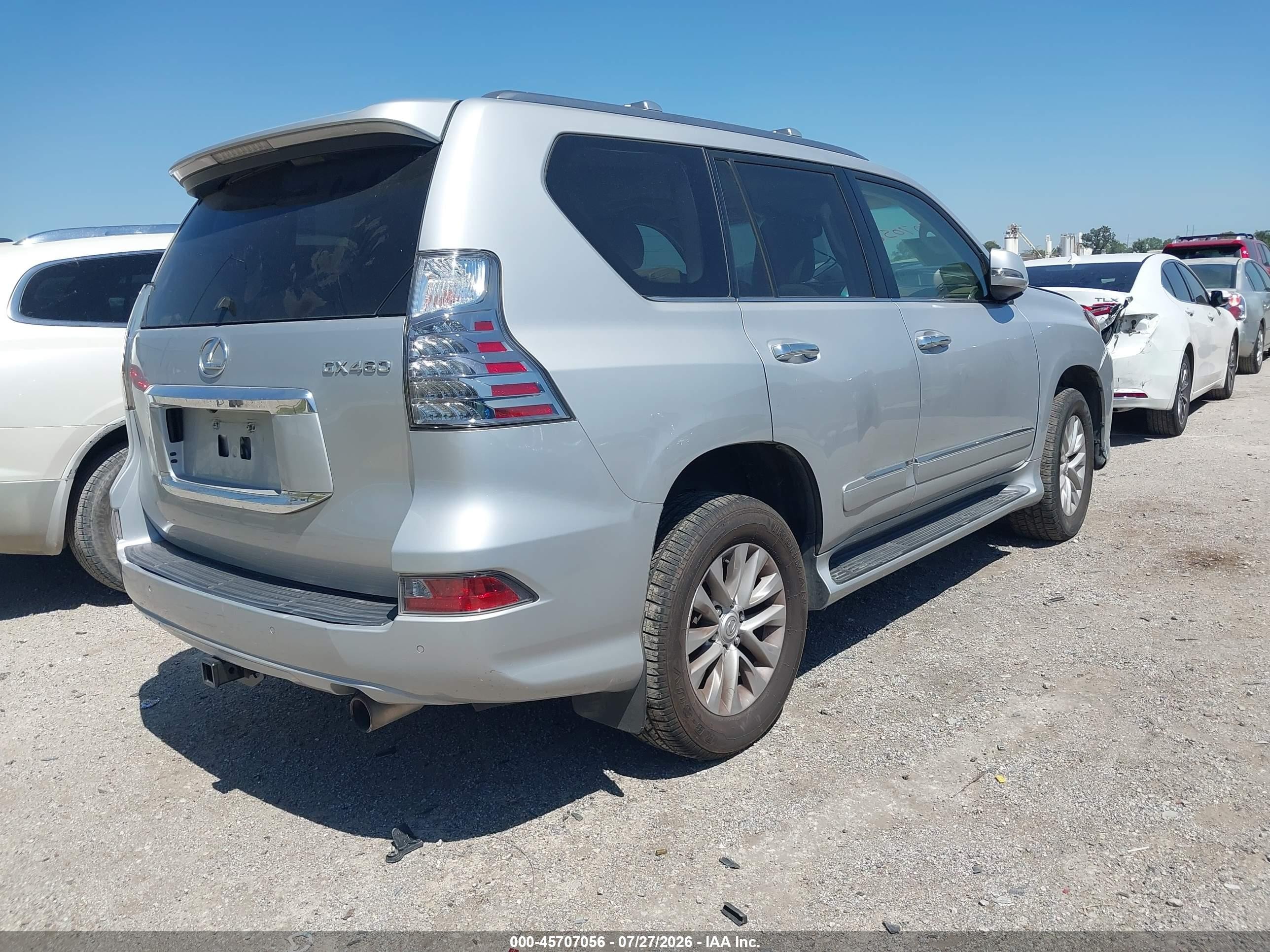 2014 Lexus Gx 460   Gray vin: JTJBM7FX2E5090477
