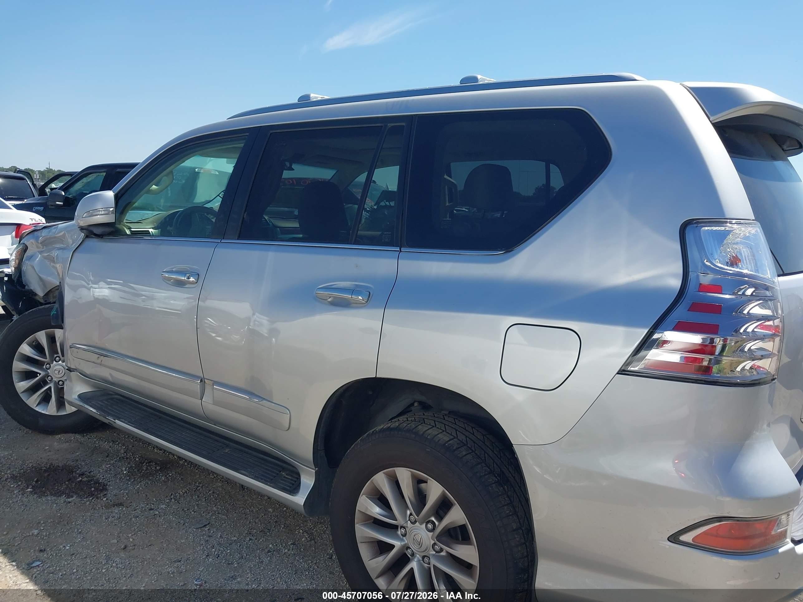 2014 Lexus Gx 460   Gray vin: JTJBM7FX2E5090477