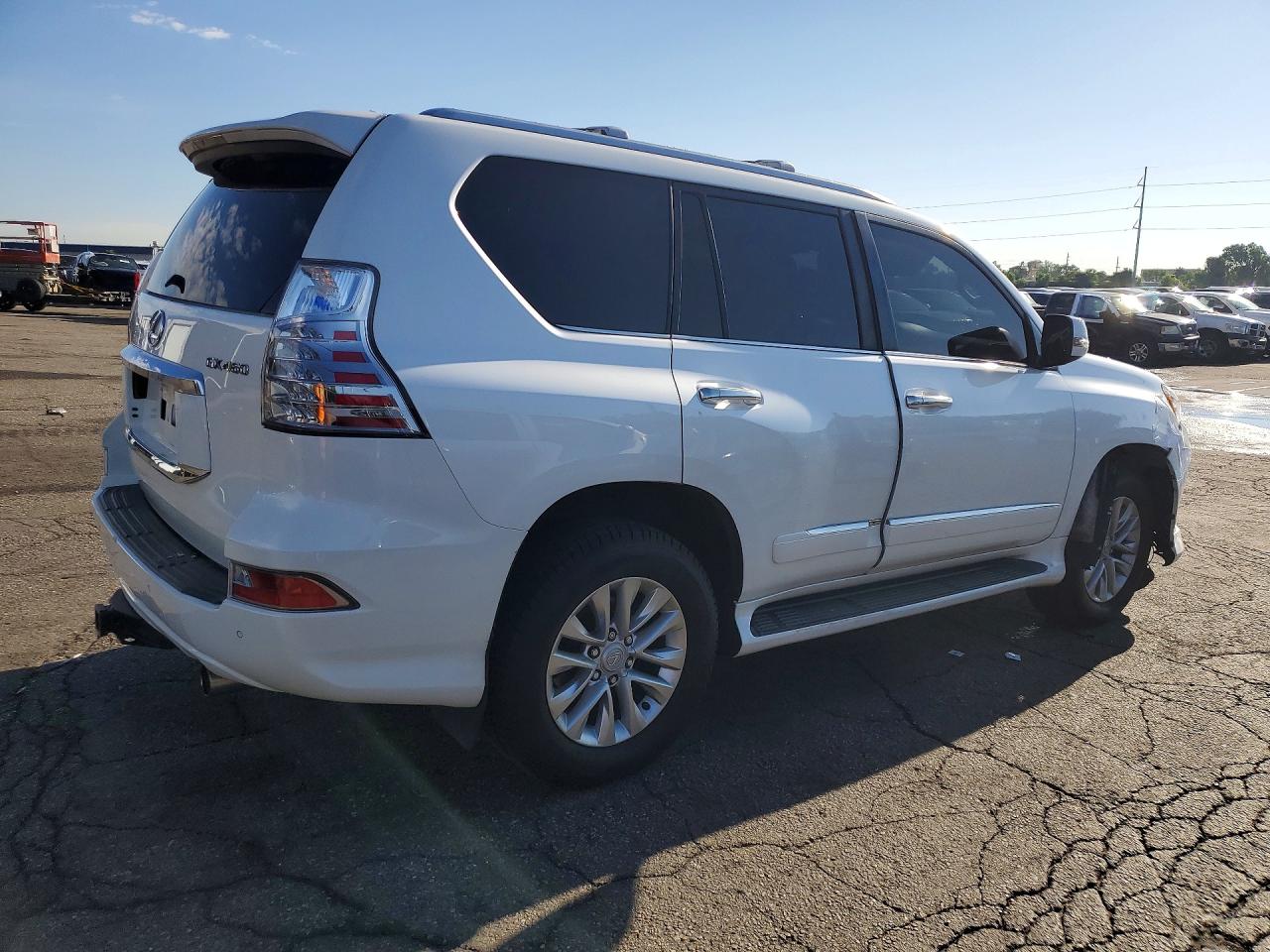 2015 Lexus Gx 460 White vin: JTJBM7FX2F5099391