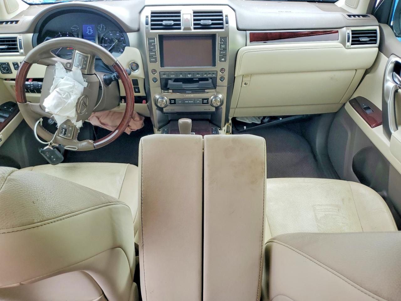 2015 Lexus Gx 460 White vin: JTJBM7FX2F5114522