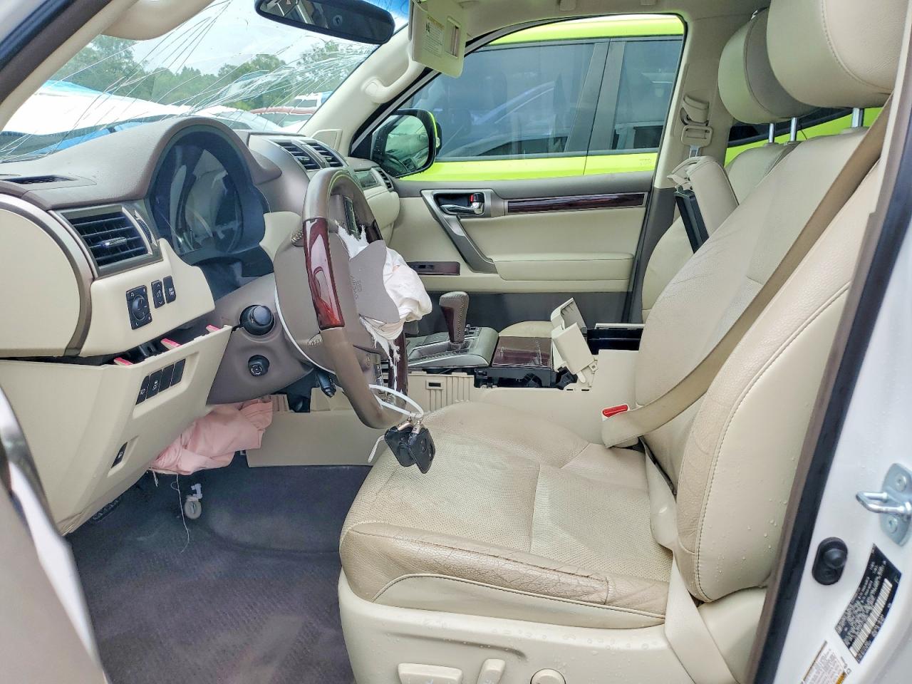 2015 Lexus Gx 460 White vin: JTJBM7FX2F5114522
