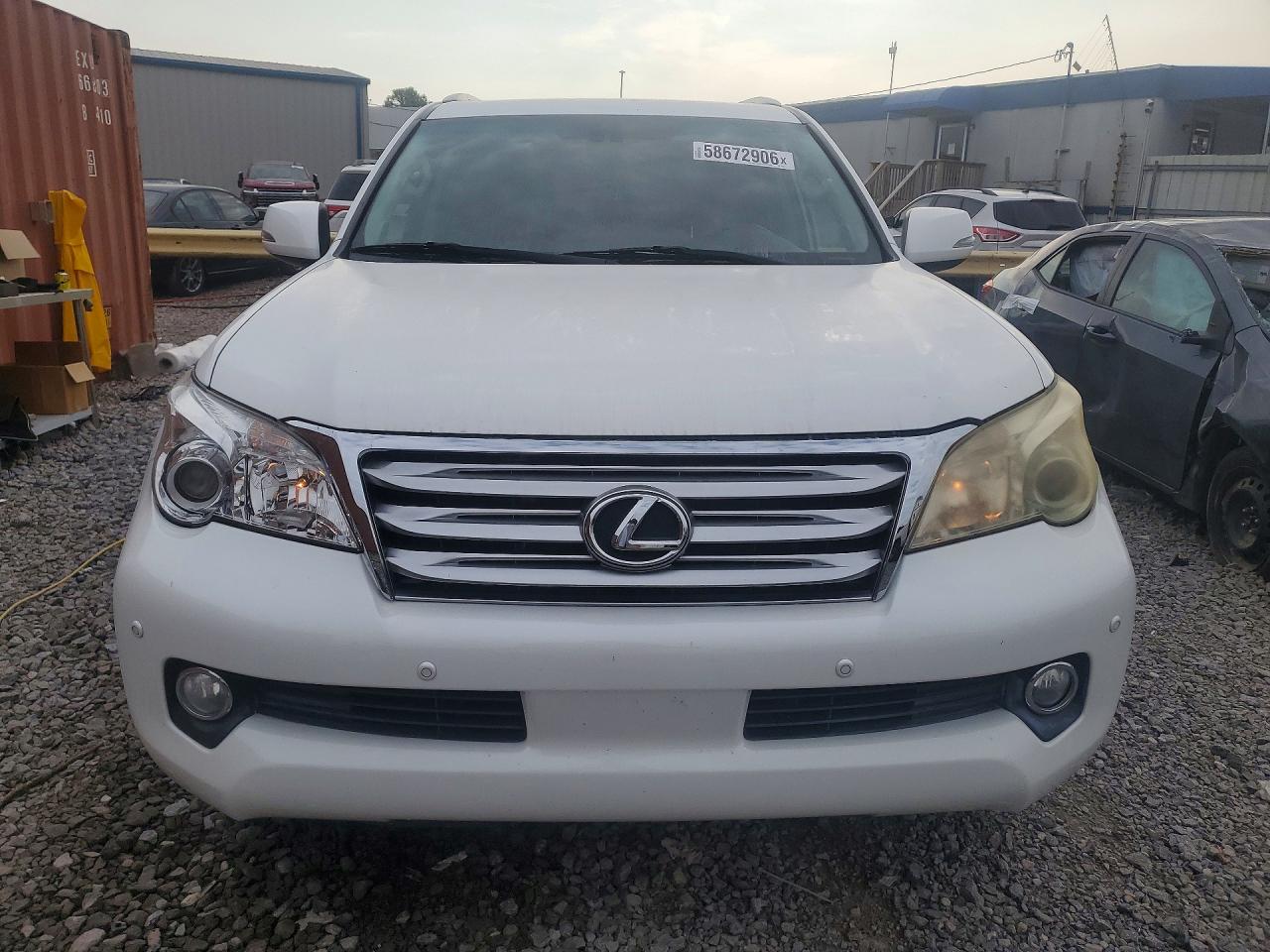 2011 Lexus Gx 460 White vin: JTJBM7FX3B5018506