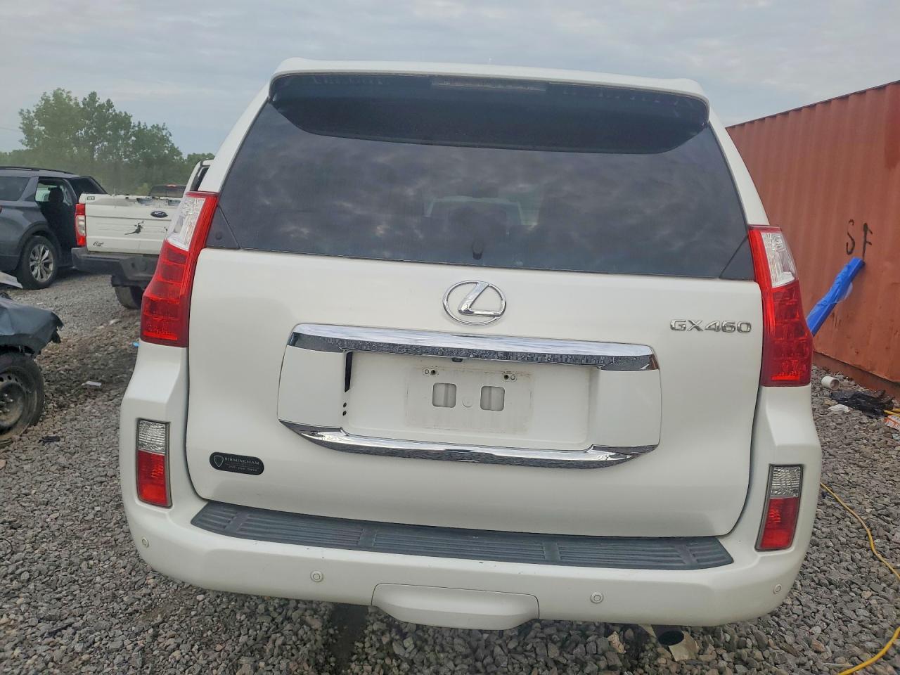 2011 Lexus Gx 460 White vin: JTJBM7FX3B5018506