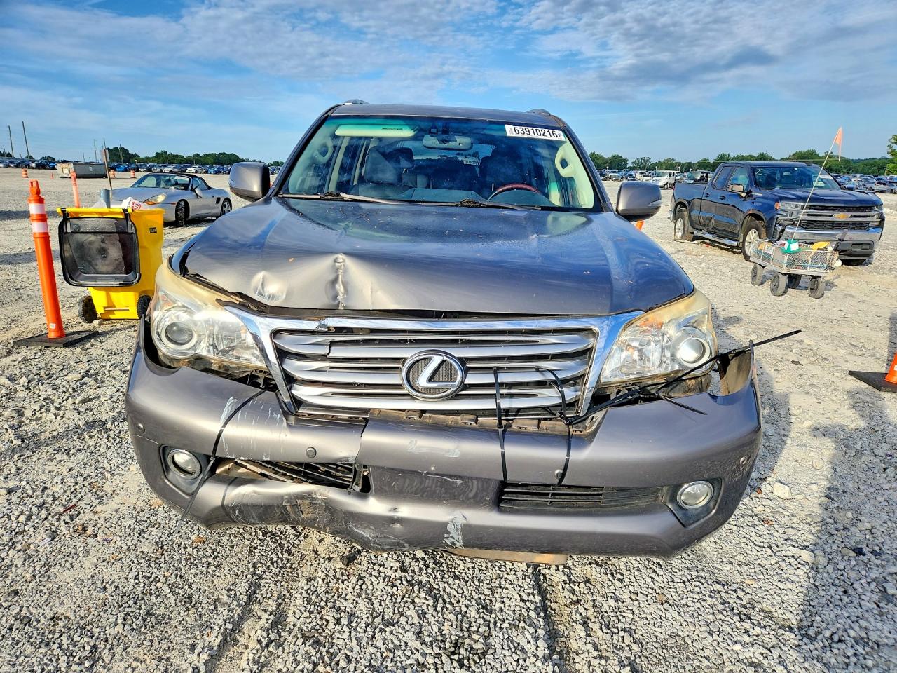 2013 Lexus Gx 460 Gray vin: JTJBM7FX3D5053095