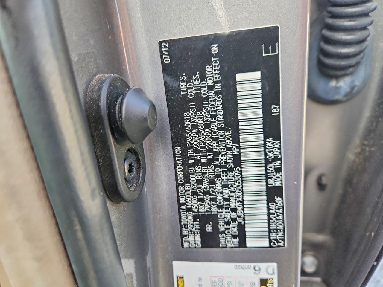 2013 Lexus Gx 460 Gray vin: JTJBM7FX3D5053095