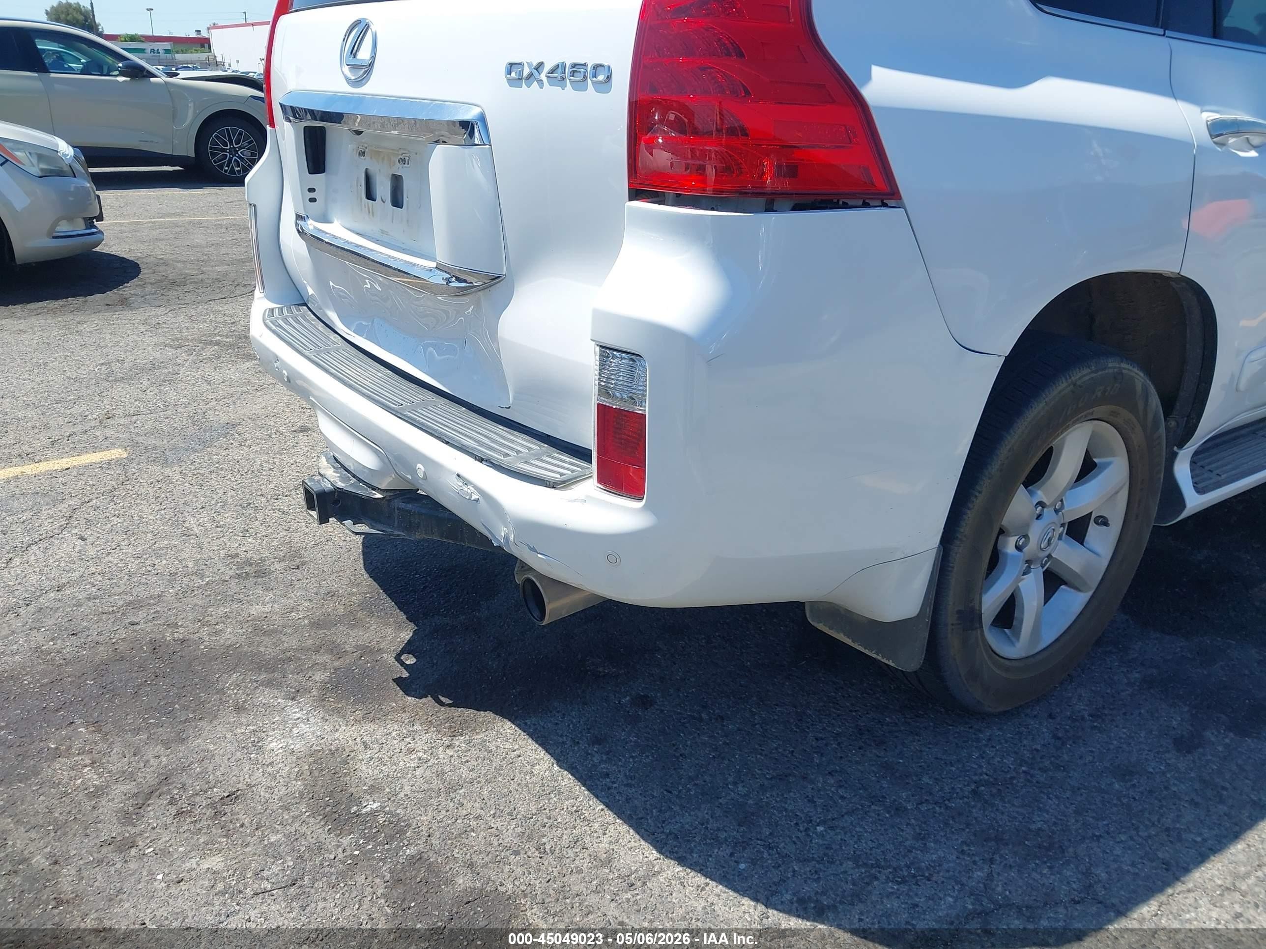 2013 Lexus Gx 460 White vin: JTJBM7FX3D5054277