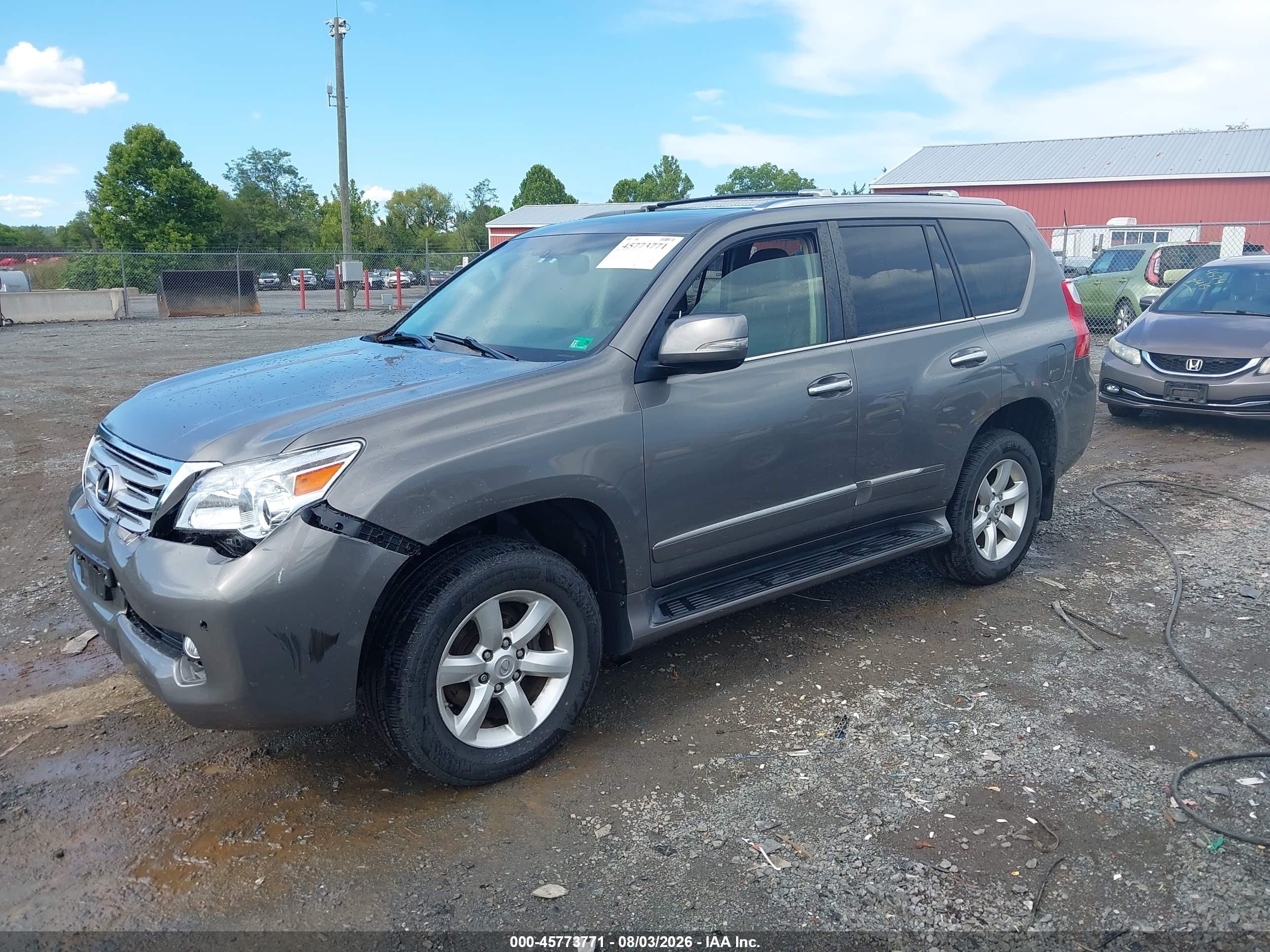 2013 Lexus Gx 460   Gray vin: JTJBM7FX3D5057762