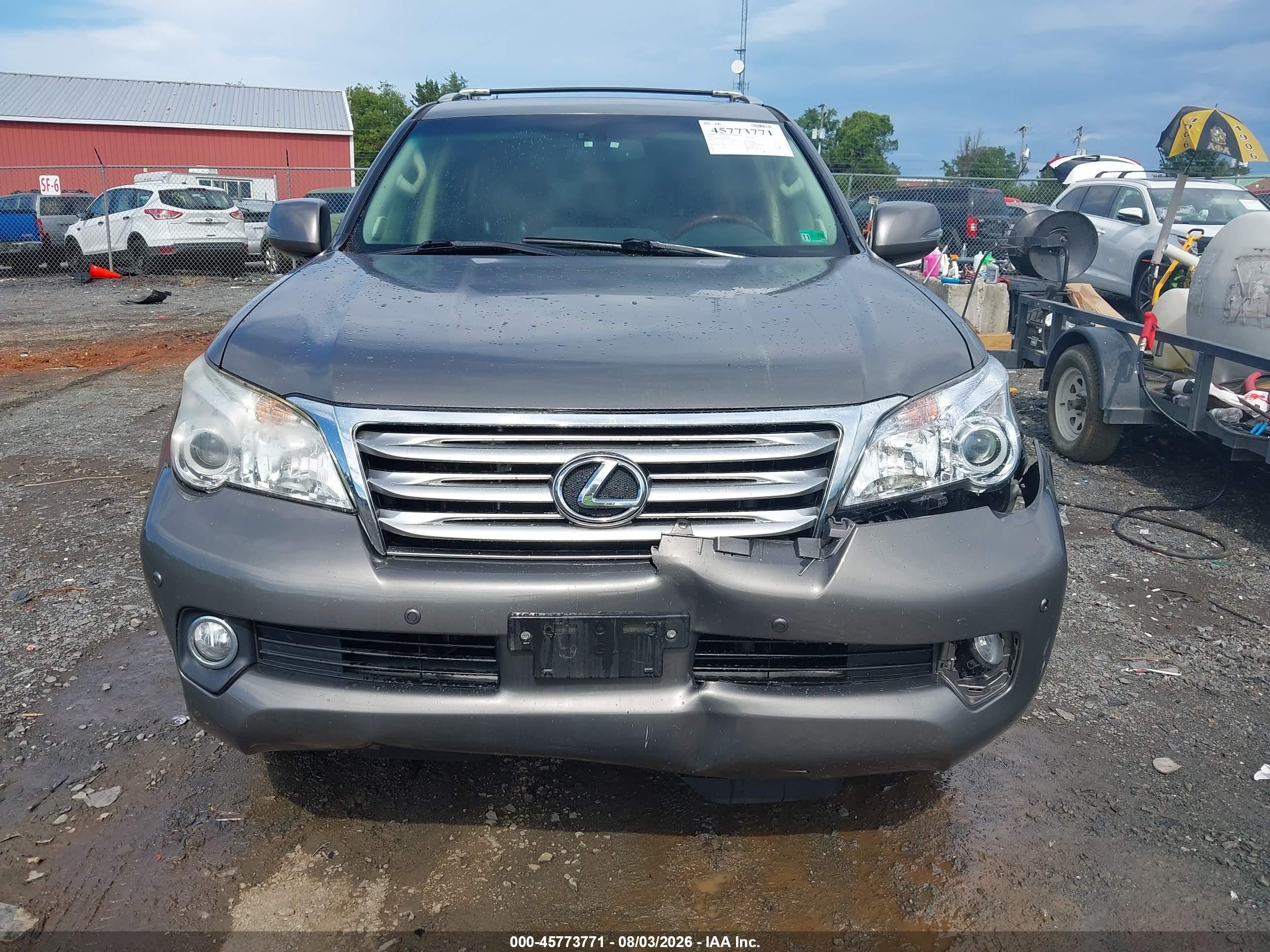 2013 Lexus Gx 460   Gray vin: JTJBM7FX3D5057762
