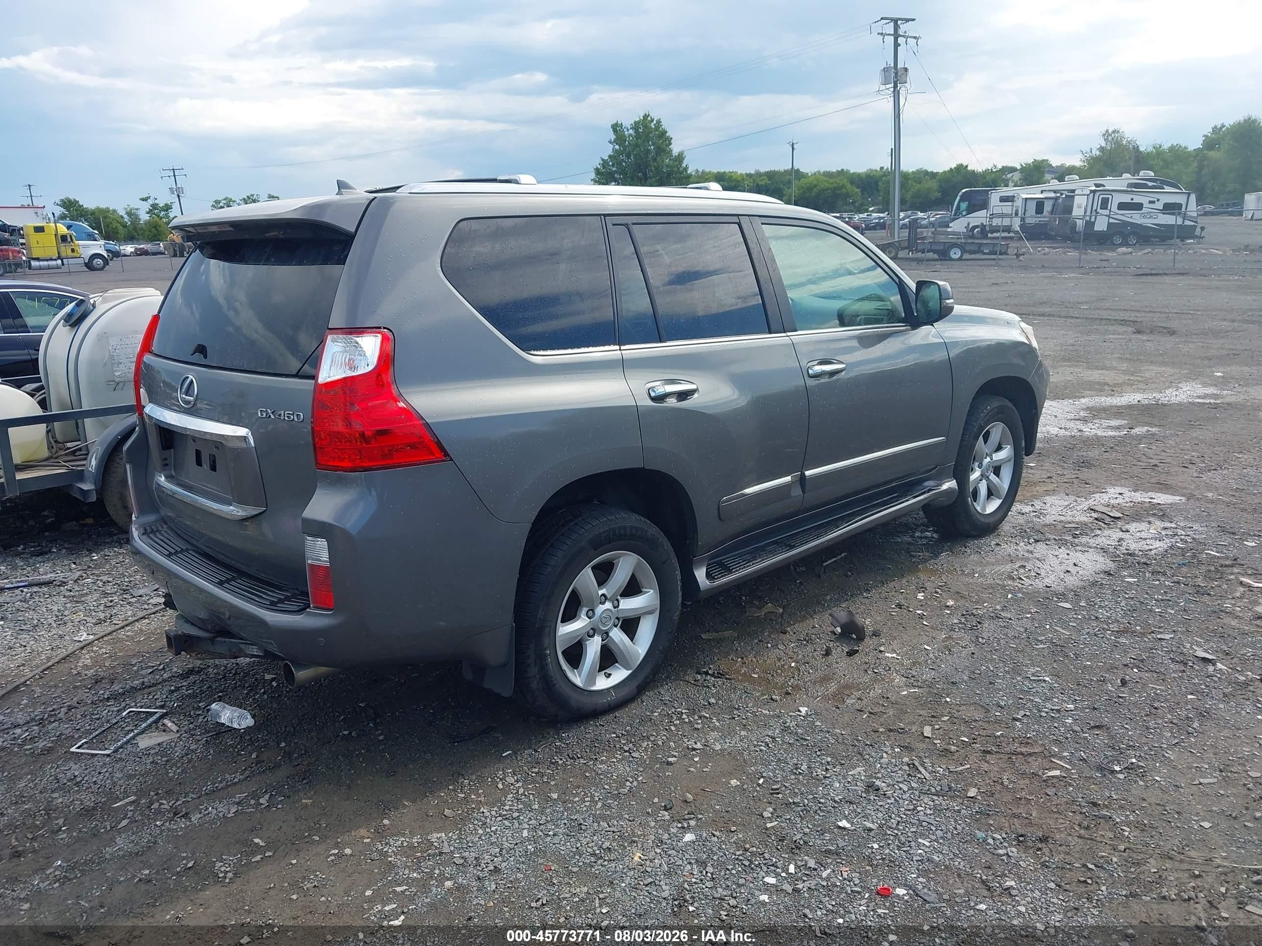 2013 Lexus Gx 460   Gray vin: JTJBM7FX3D5057762