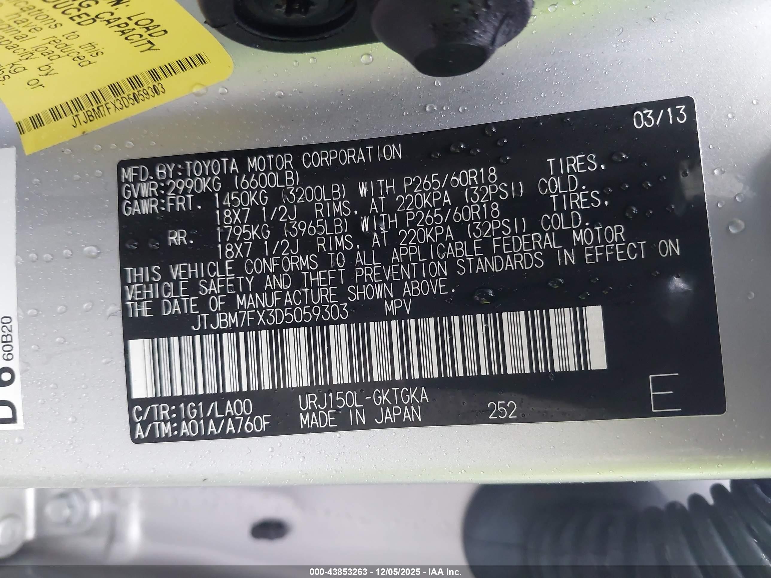 2013 Lexus Gx 460   Серебряный vin: JTJBM7FX3D5059303