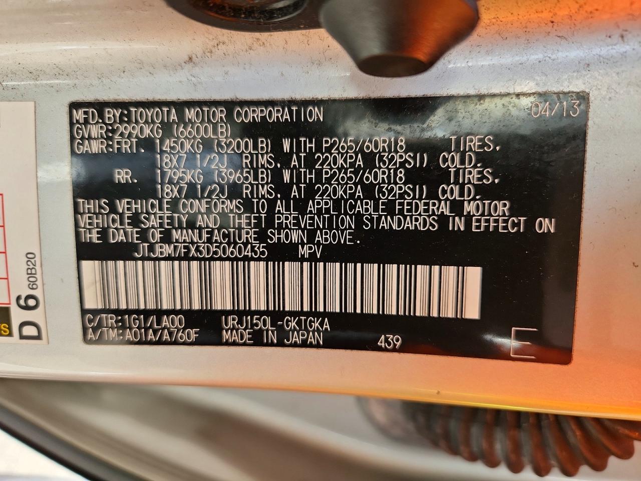 2013 Lexus Gx 460 Silver vin: JTJBM7FX3D5060435