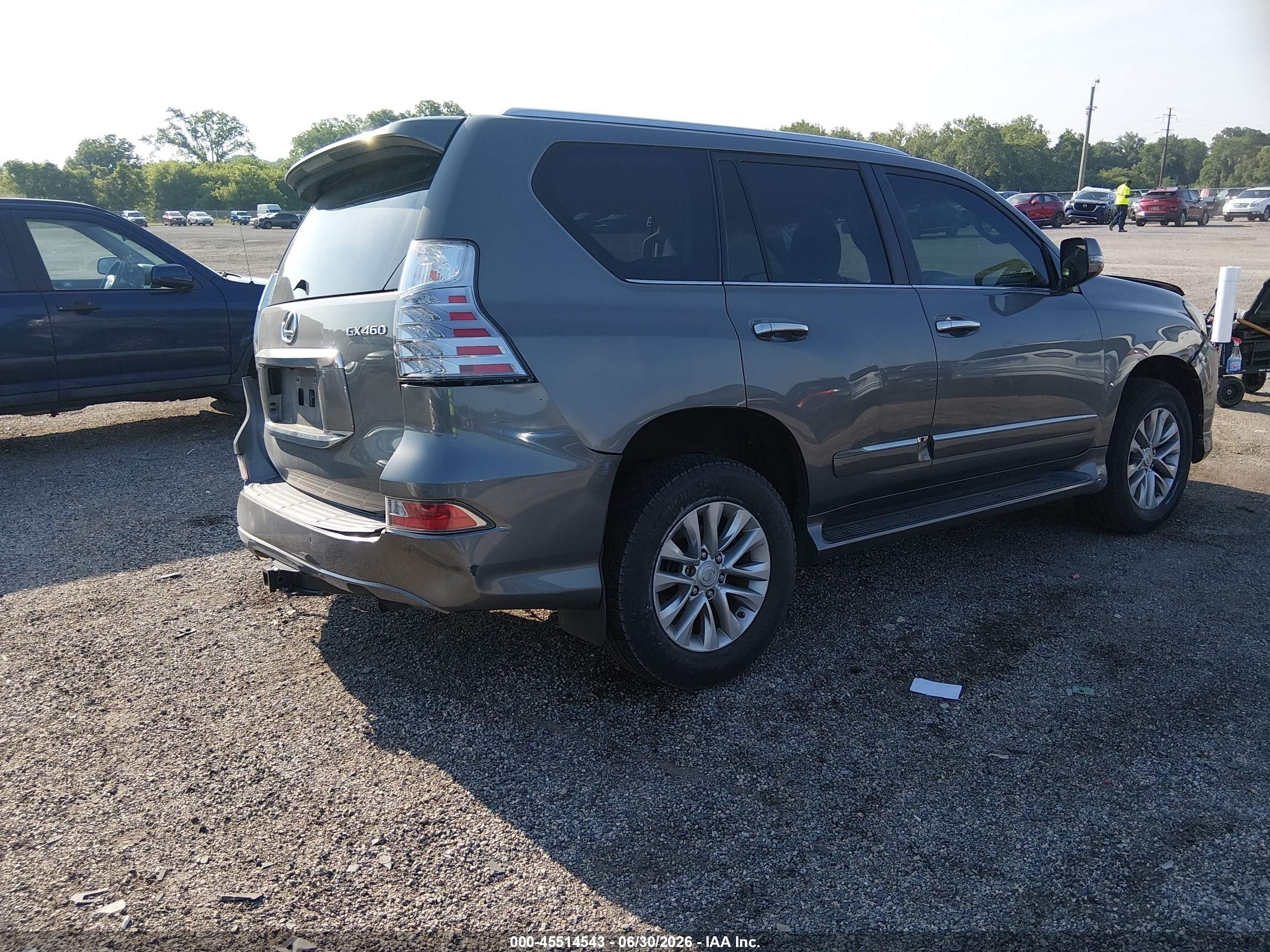 2014 Lexus Gx 460   Gray vin: JTJBM7FX3E5071551