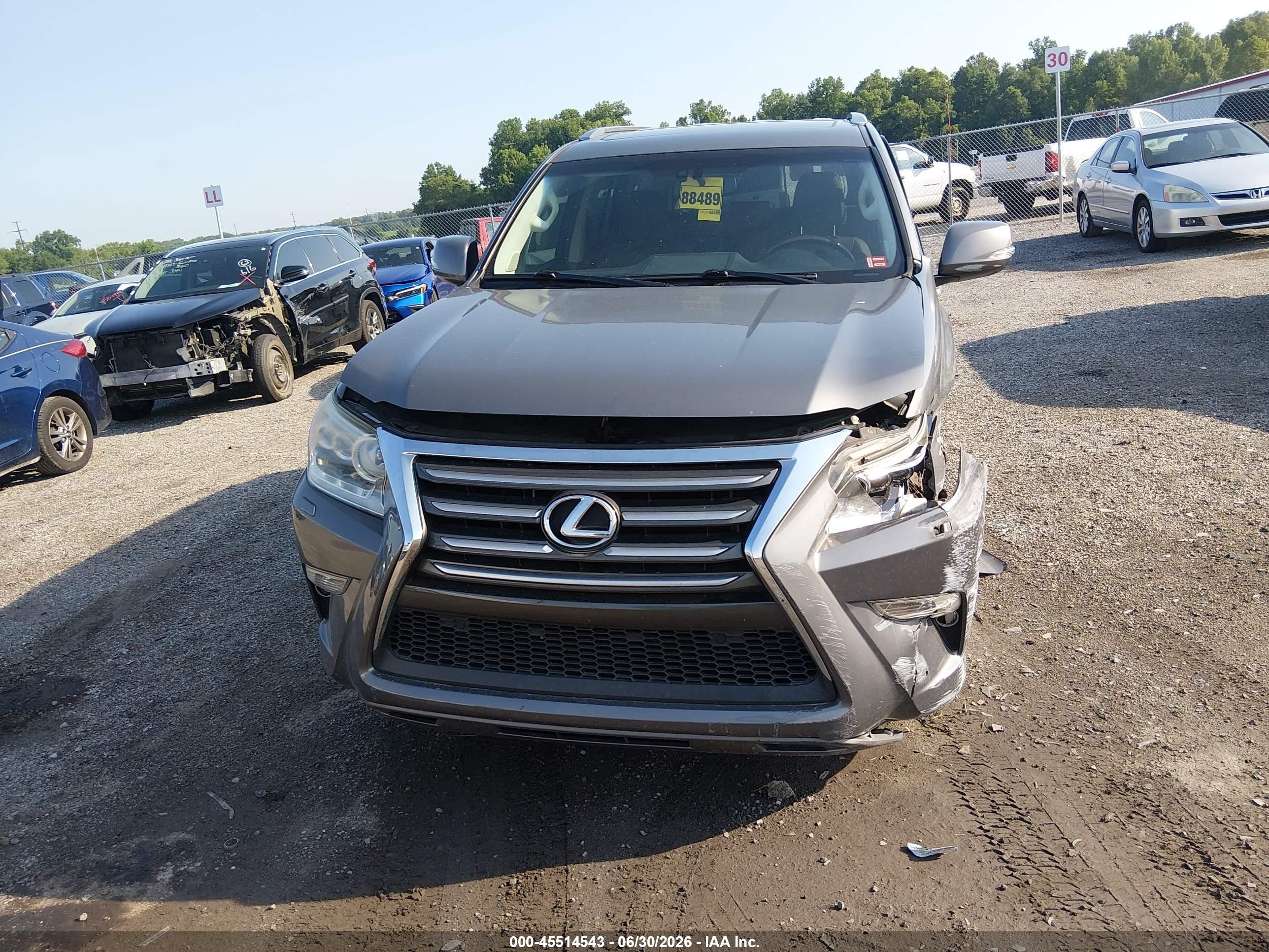 2014 Lexus Gx 460   Gray vin: JTJBM7FX3E5071551