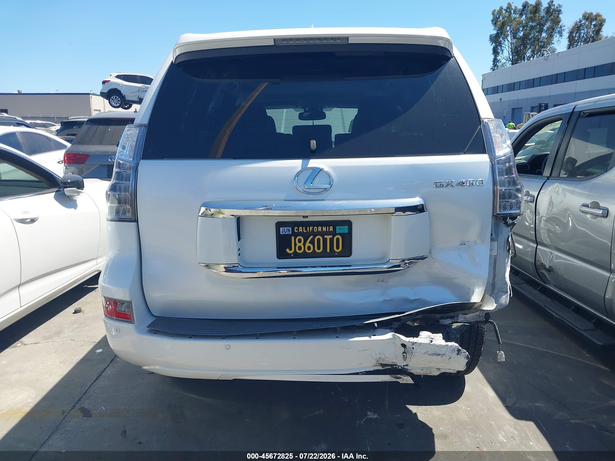2014 Lexus Gx 460   Белый vin: JTJBM7FX3E5082145