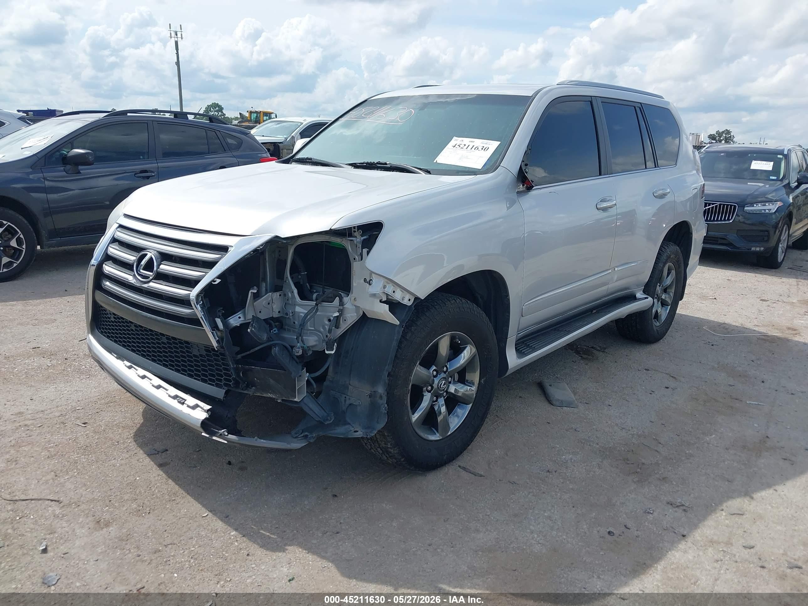 2015 Lexus Gx 460   Серебряный vin: JTJBM7FX3F5091350