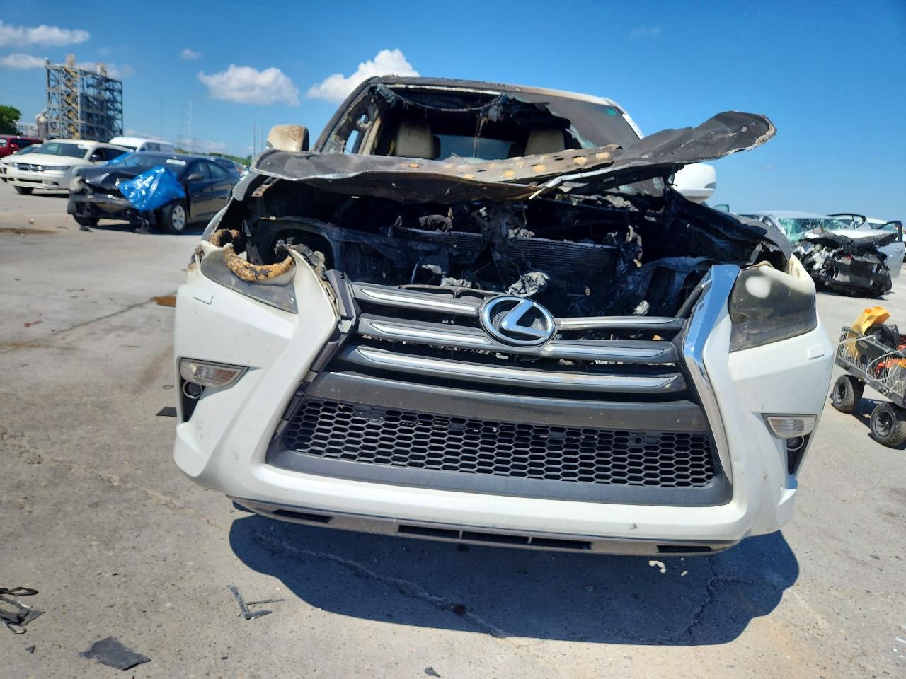 2015 Lexus Gx 460 Белый vin: JTJBM7FX3F5101343