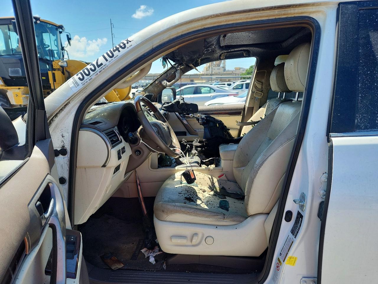2015 Lexus Gx 460 Белый vin: JTJBM7FX3F5101343