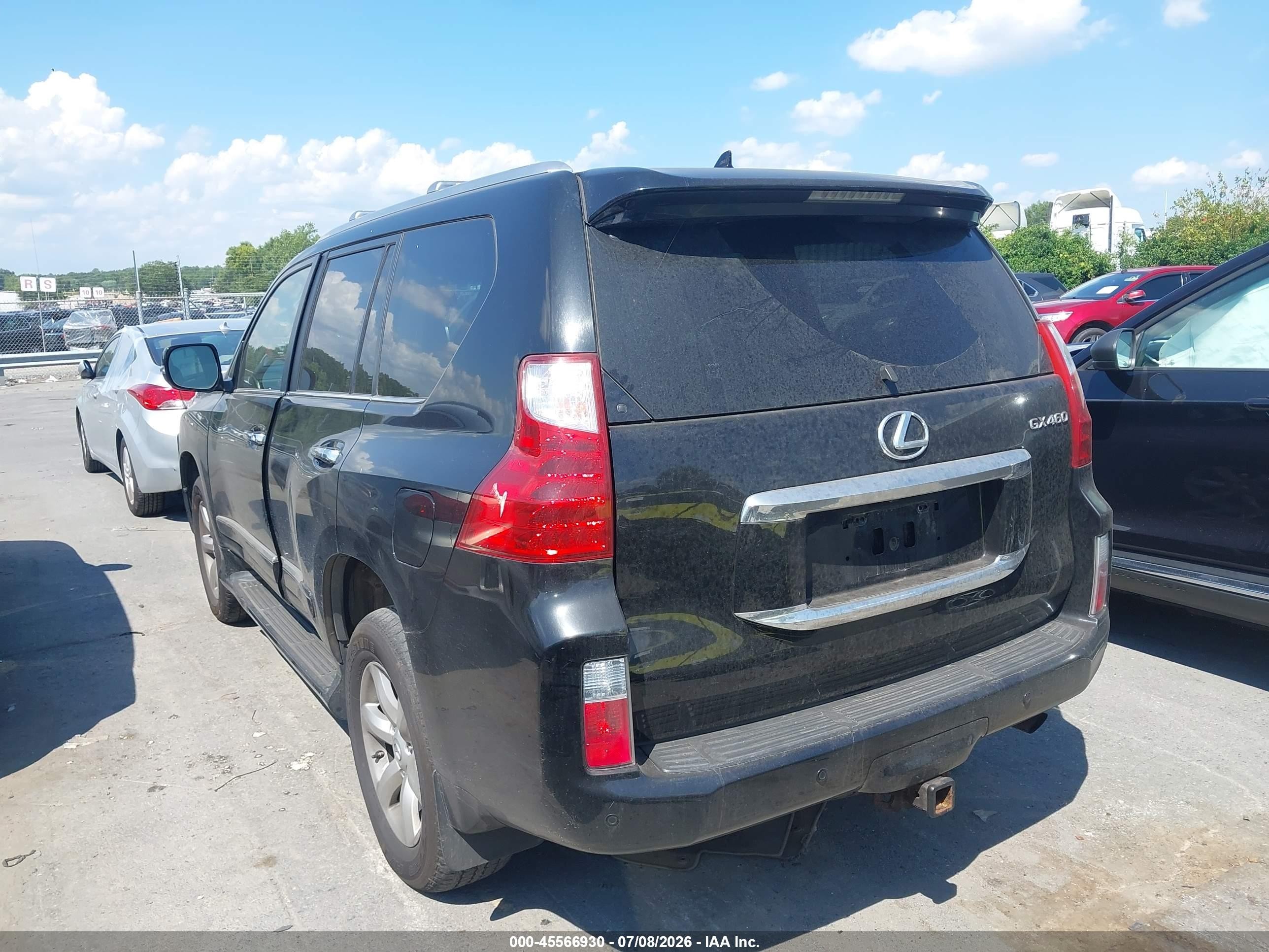 2011 Lexus Gx 460   Черный vin: JTJBM7FX4B5032642