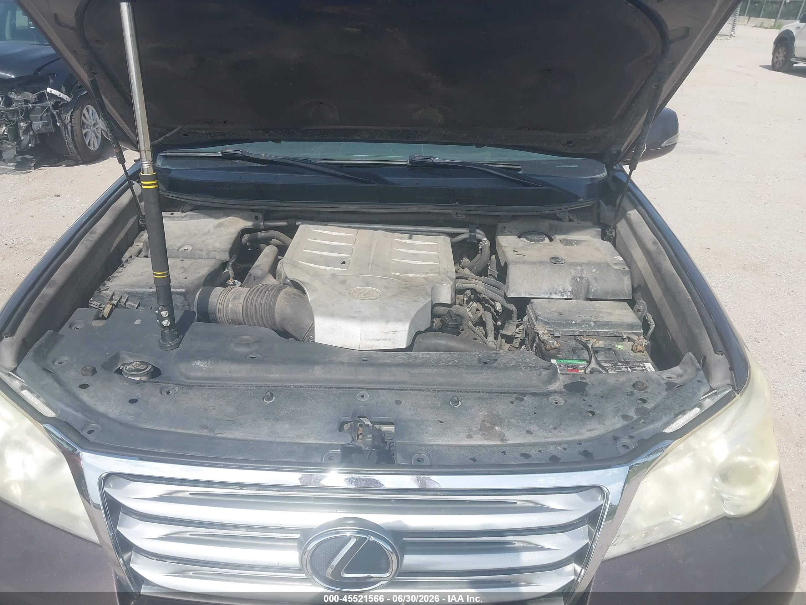 2012 Lexus Gx 460   Gray vin: JTJBM7FX4C5043528