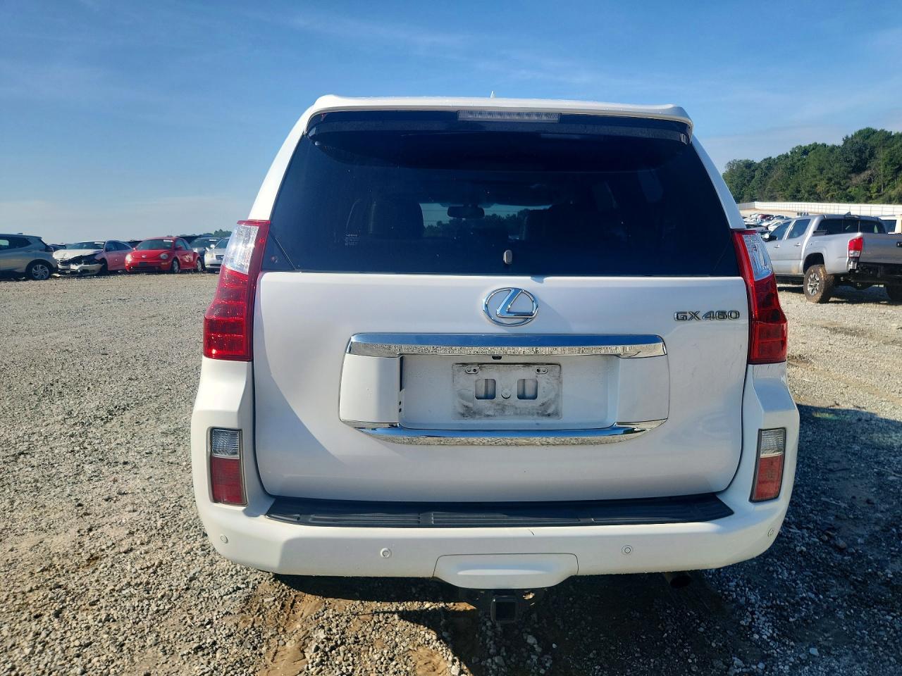 2012 Lexus Gx 460 White vin: JTJBM7FX4C5048261