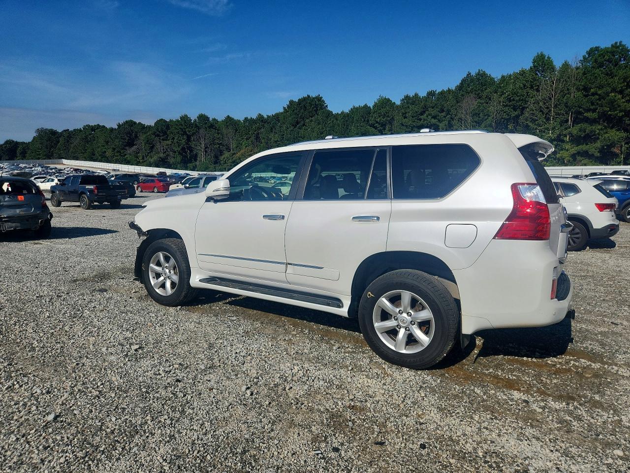 2012 Lexus Gx 460 White vin: JTJBM7FX4C5048261
