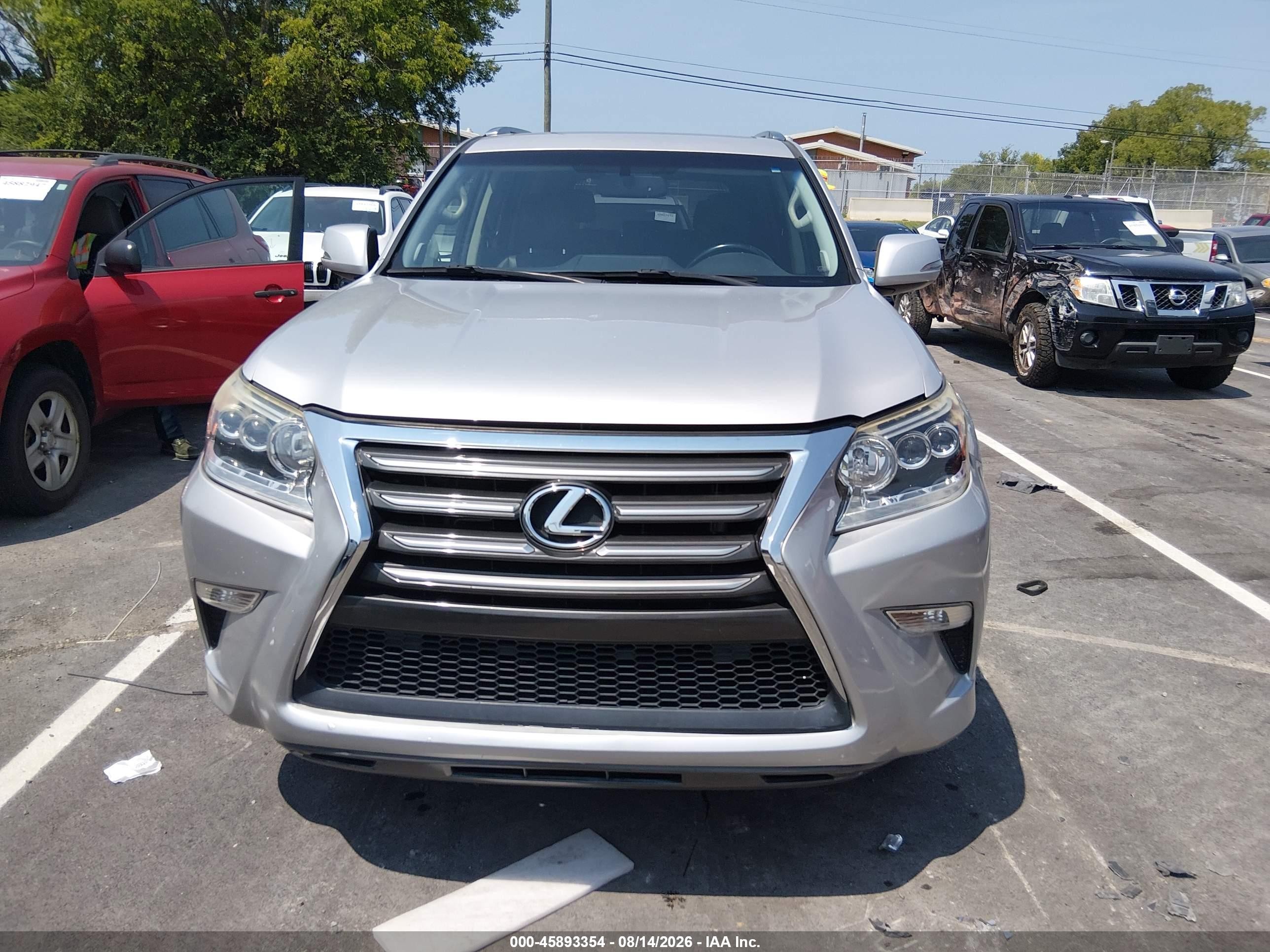 2014 Lexus Gx 460 Silver vin: JTJBM7FX4E5074992