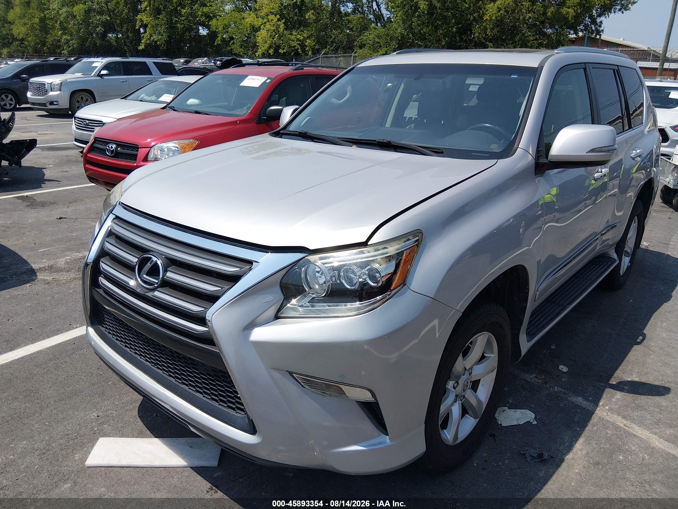 2014 Lexus Gx 460 Silver vin: JTJBM7FX4E5074992