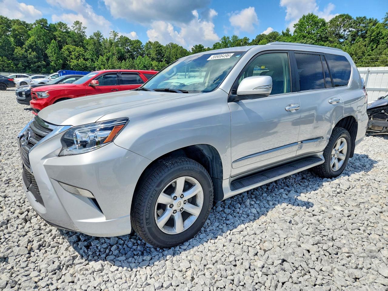 2014 Lexus Gx 460 Silver vin: JTJBM7FX4E5078069
