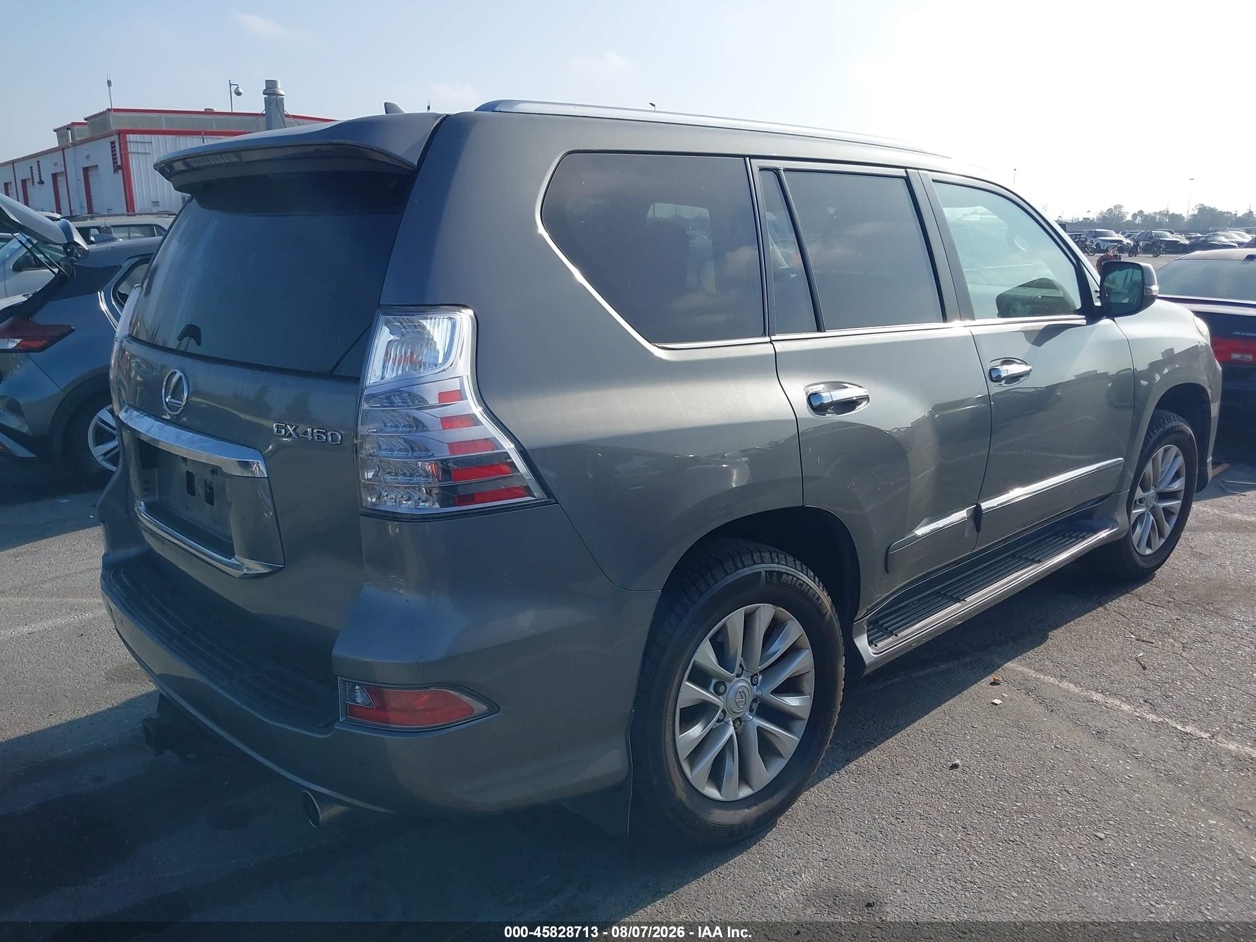 2014 Lexus Gx 460 Gray vin: JTJBM7FX4E5087743