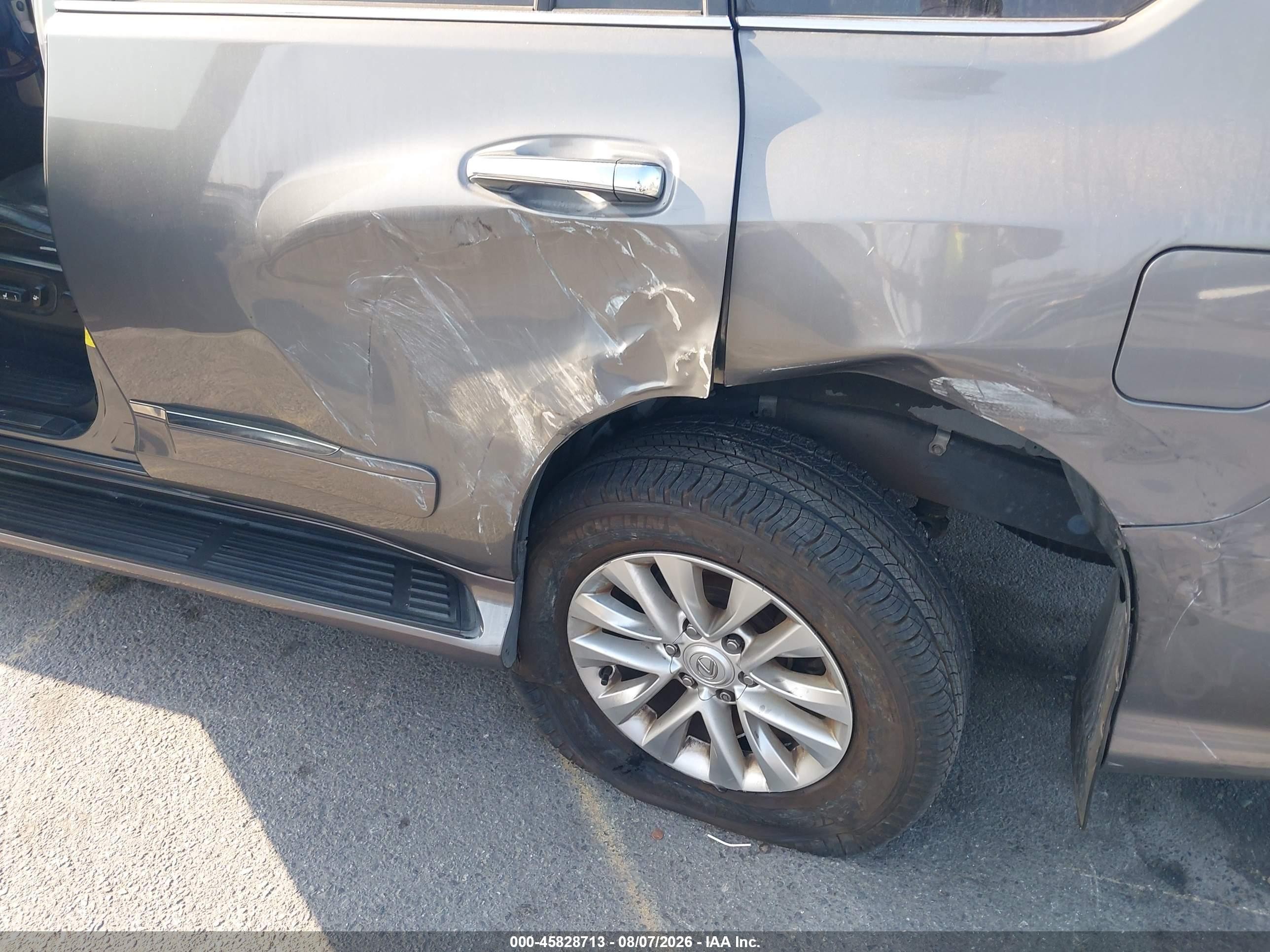 2014 Lexus Gx 460 Gray vin: JTJBM7FX4E5087743