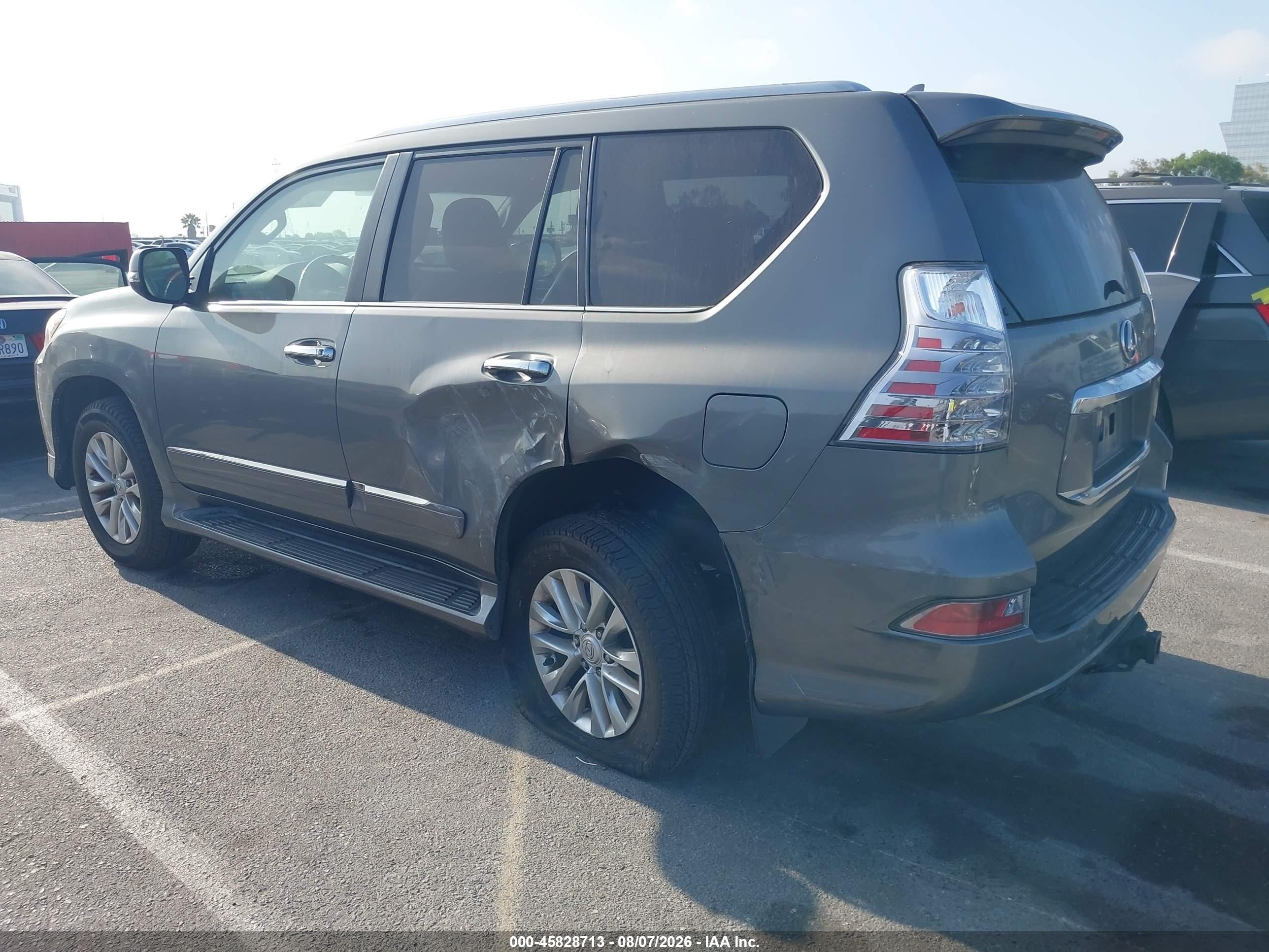 2014 Lexus Gx 460 Gray vin: JTJBM7FX4E5087743