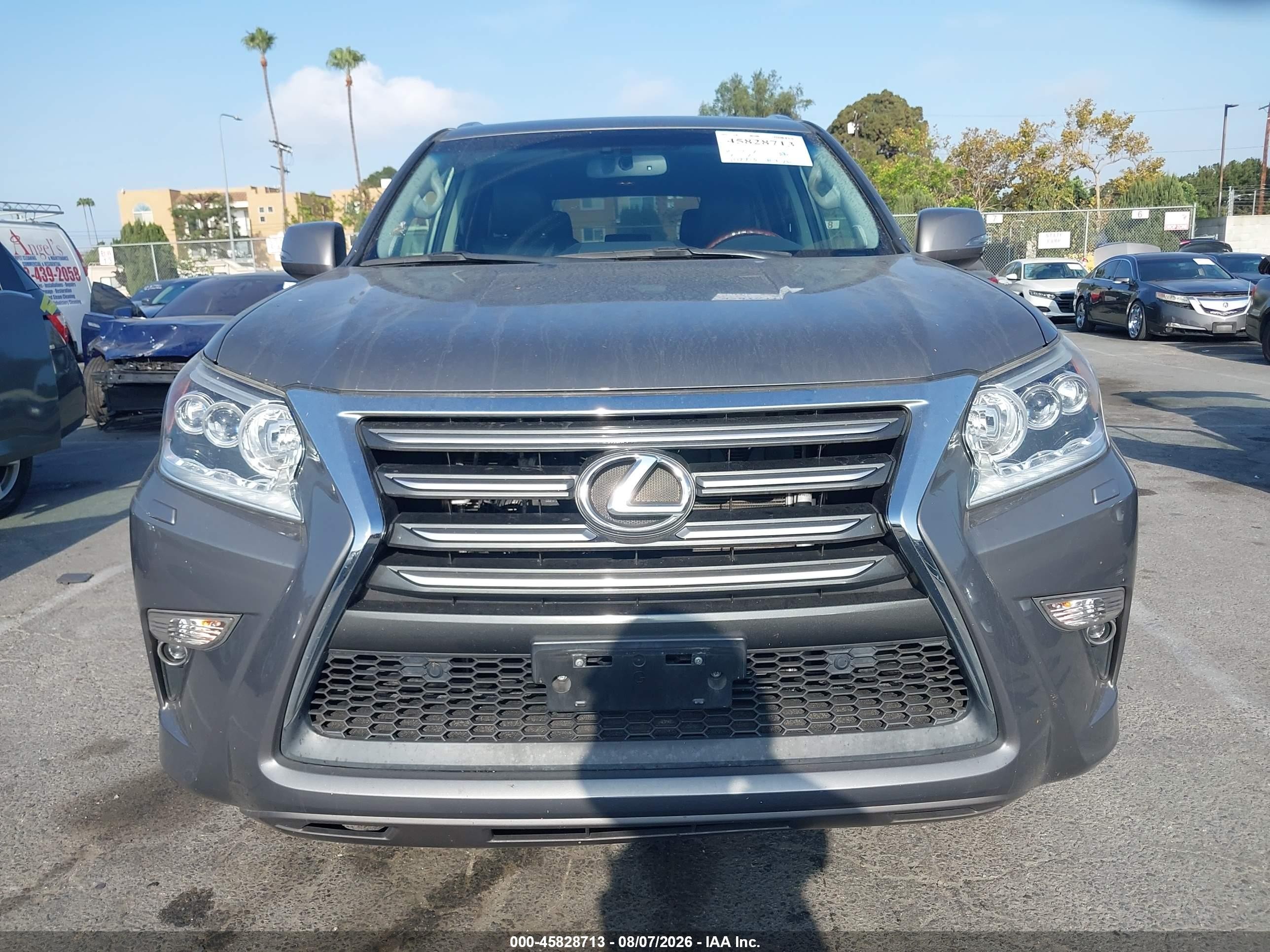 2014 Lexus Gx 460 Gray vin: JTJBM7FX4E5087743