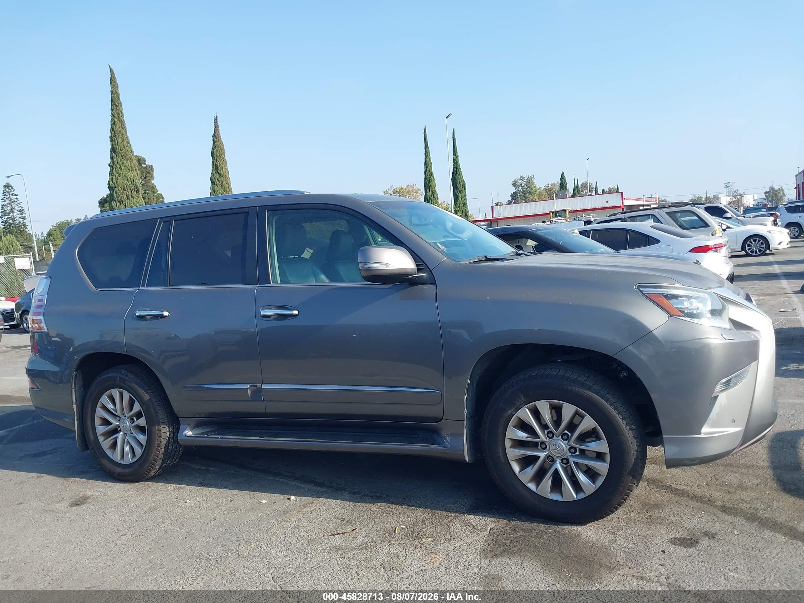 2014 Lexus Gx 460 Gray vin: JTJBM7FX4E5087743