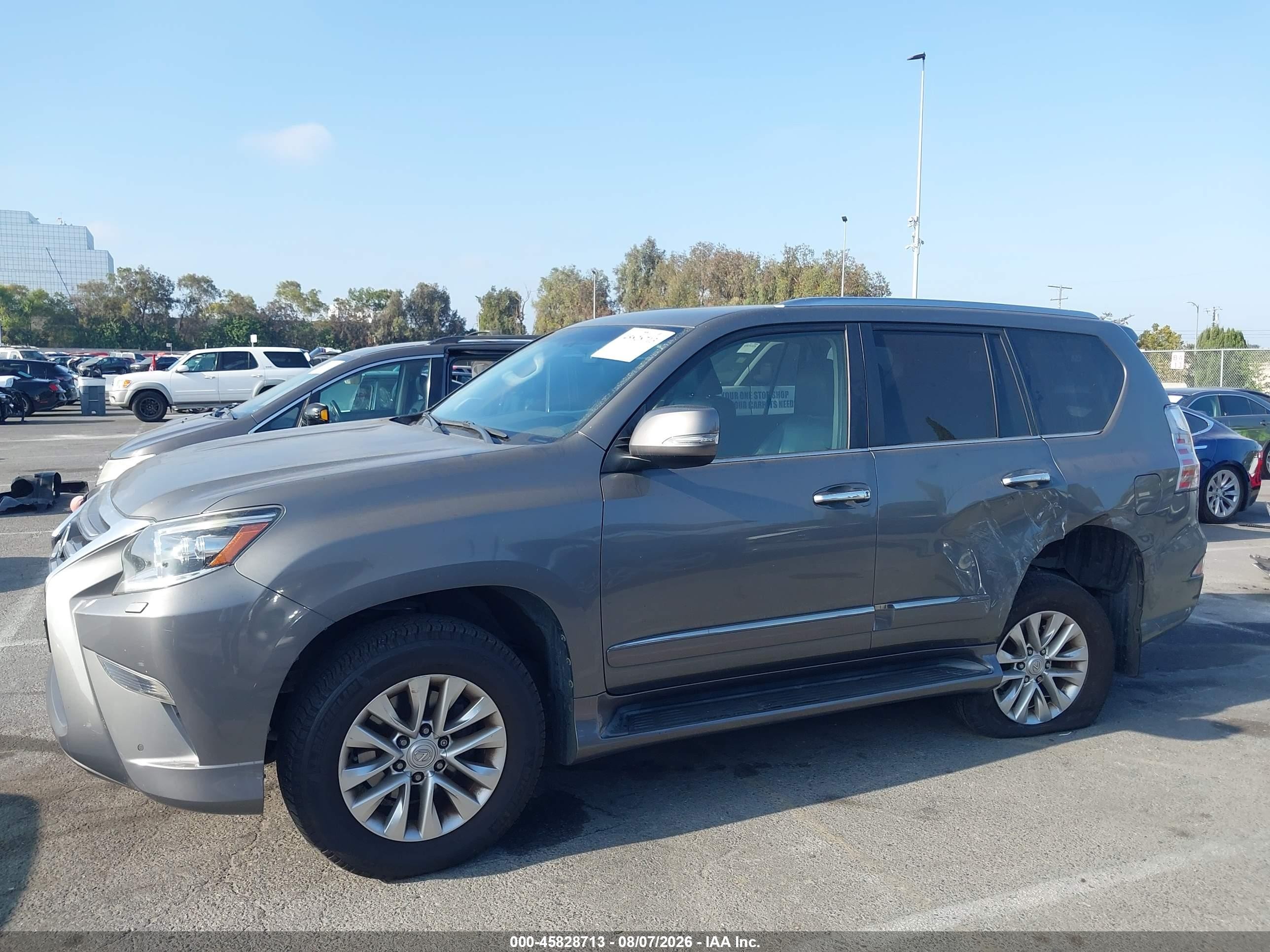 2014 Lexus Gx 460 Gray vin: JTJBM7FX4E5087743