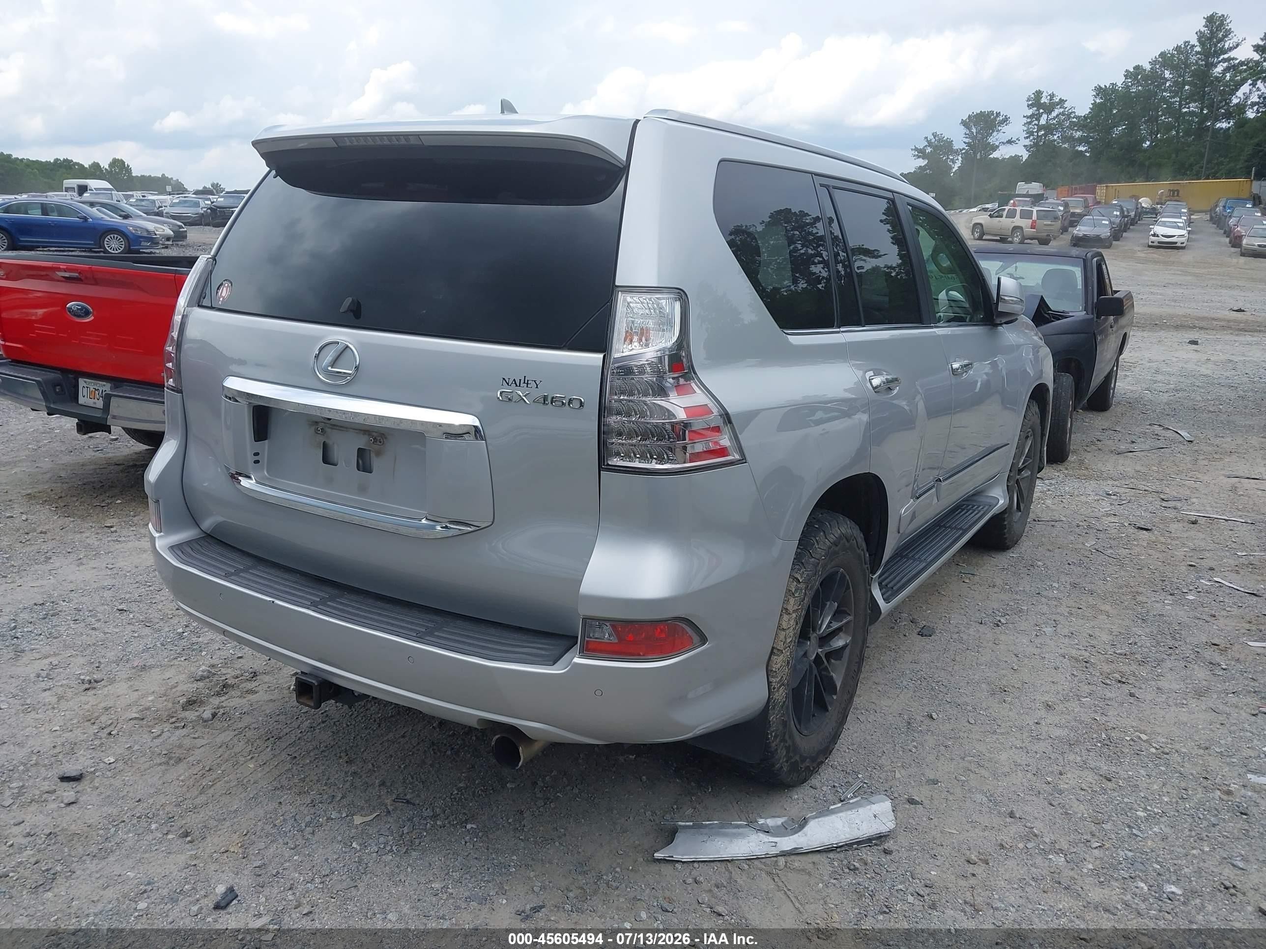 2014 Lexus Gx 460   Silver vin: JTJBM7FX4E5089900