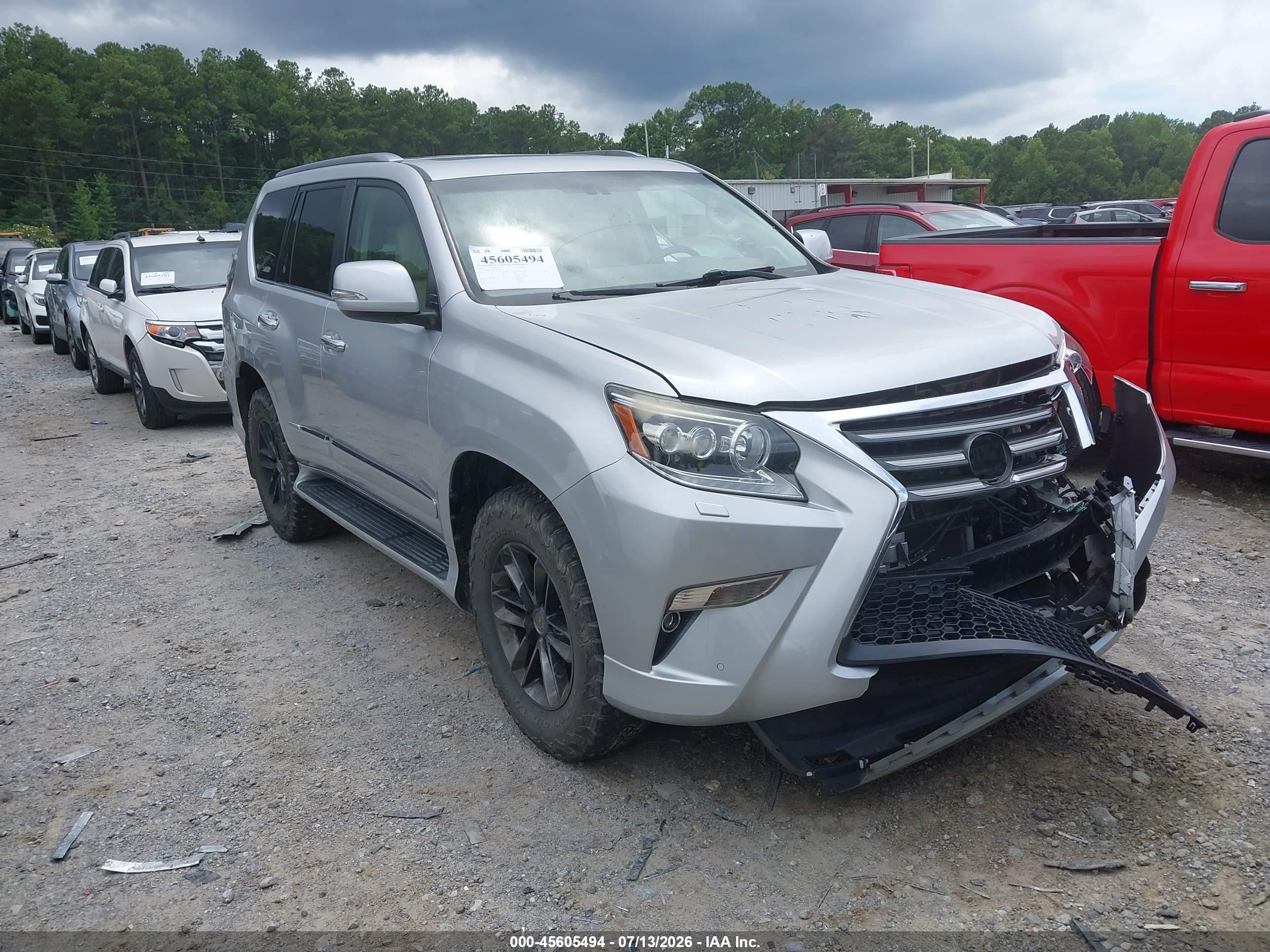 2014 Lexus Gx 460   Silver vin: JTJBM7FX4E5089900