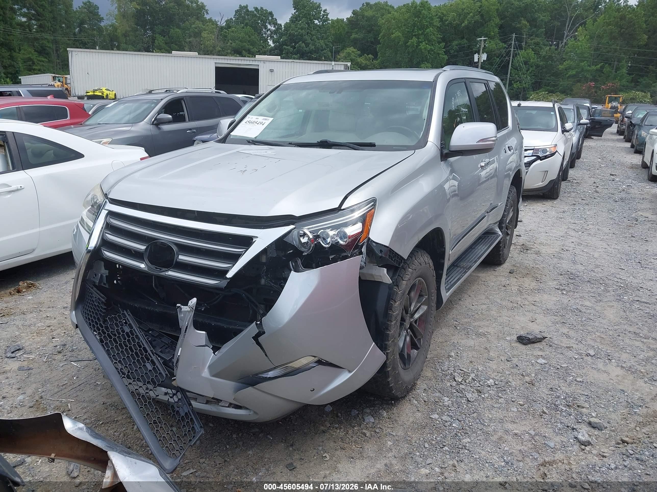 2014 Lexus Gx 460   Silver vin: JTJBM7FX4E5089900