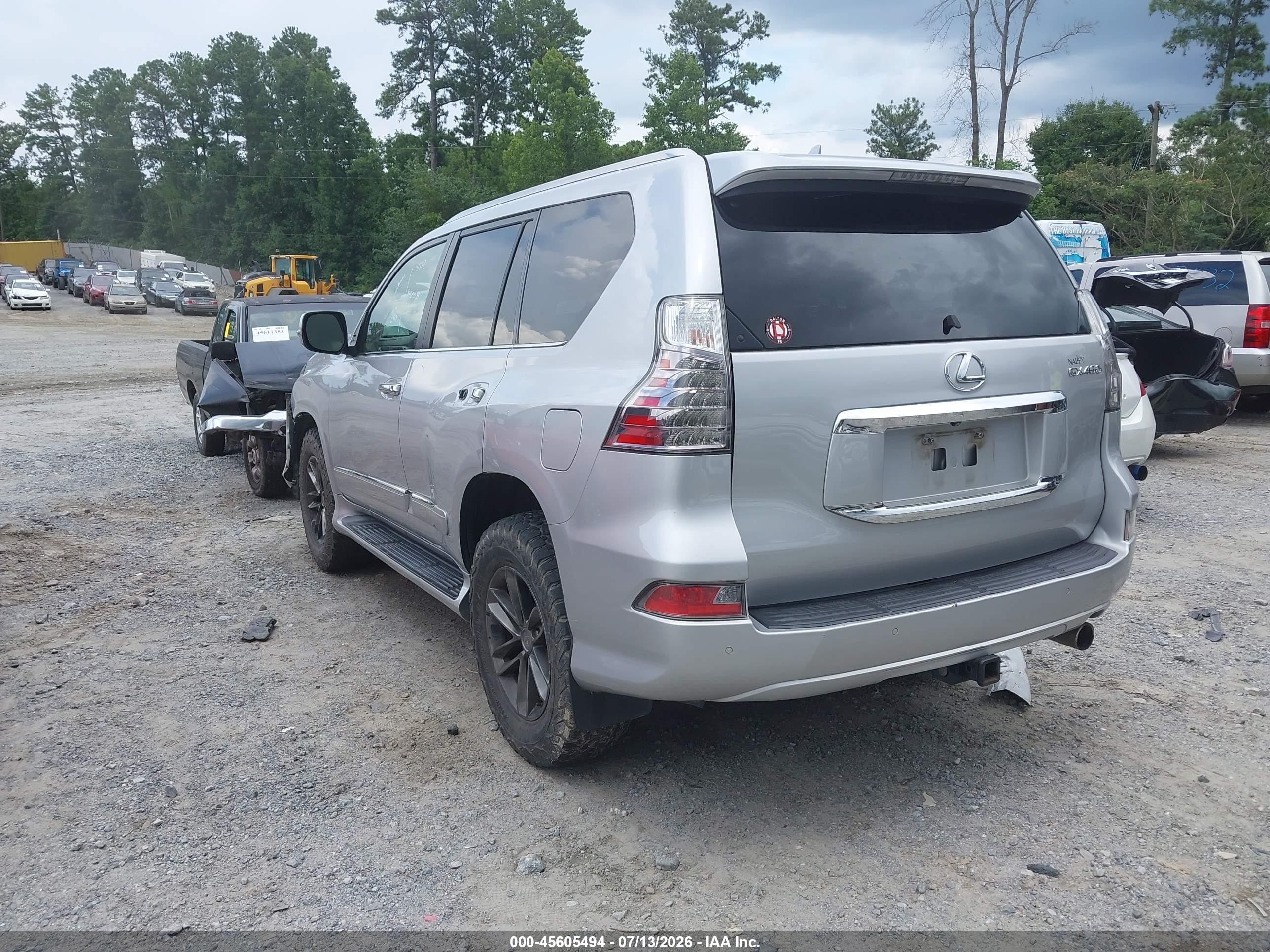 2014 Lexus Gx 460   Silver vin: JTJBM7FX4E5089900