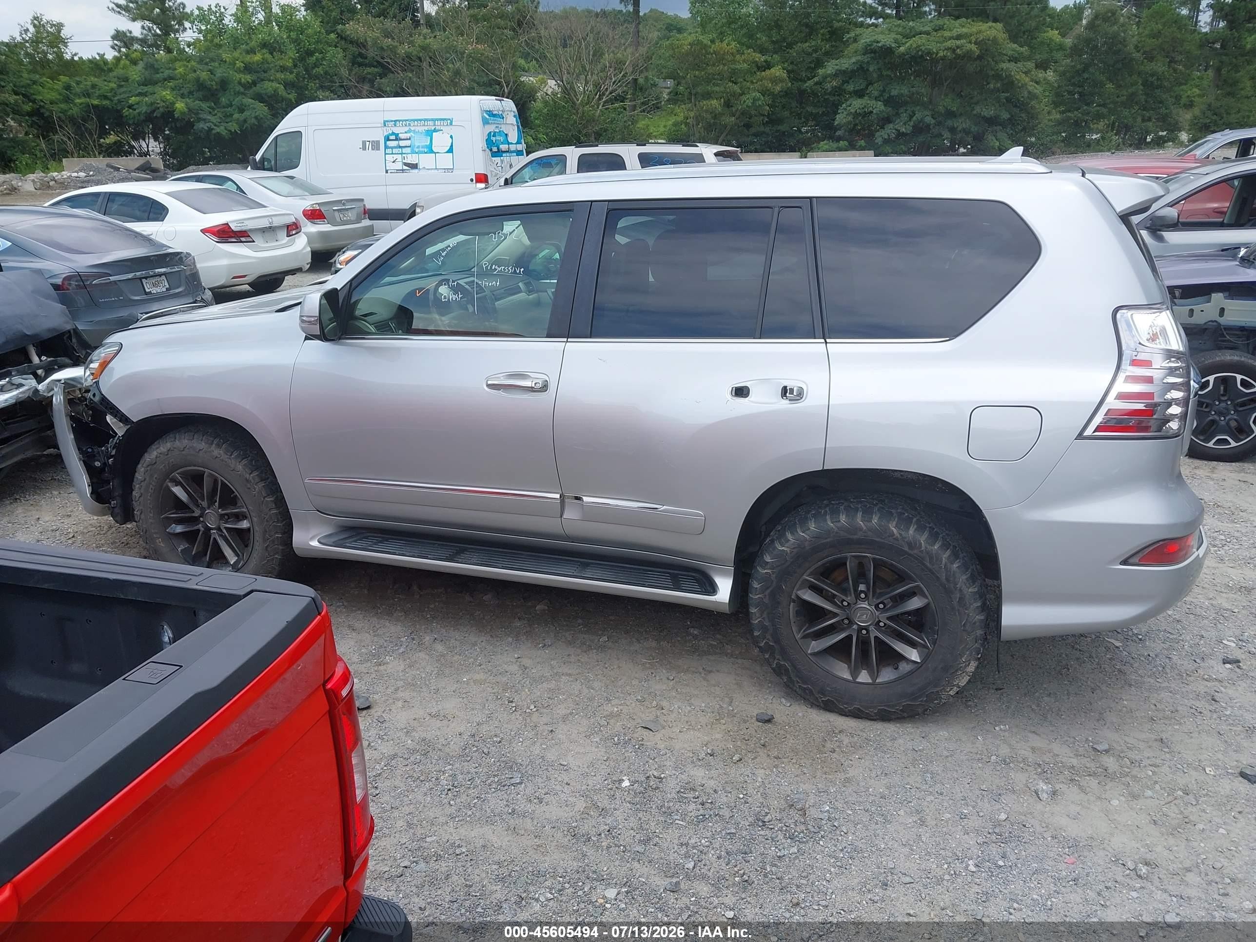 2014 Lexus Gx 460   Silver vin: JTJBM7FX4E5089900