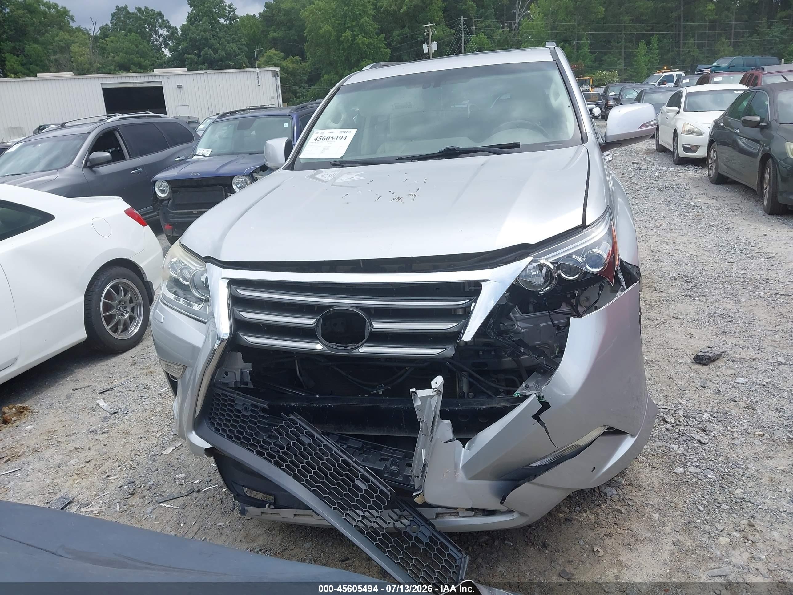 2014 Lexus Gx 460   Silver vin: JTJBM7FX4E5089900