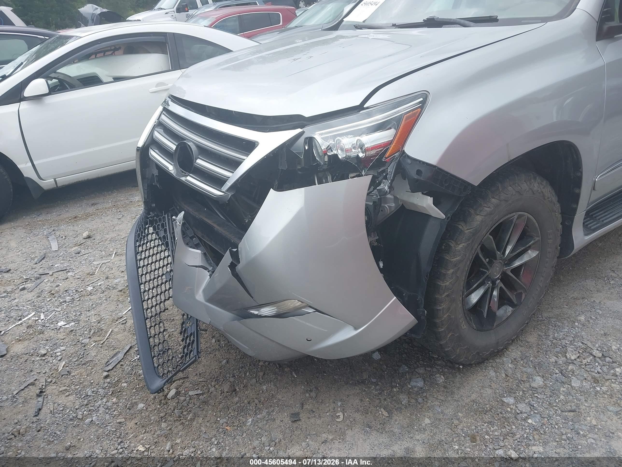 2014 Lexus Gx 460   Silver vin: JTJBM7FX4E5089900