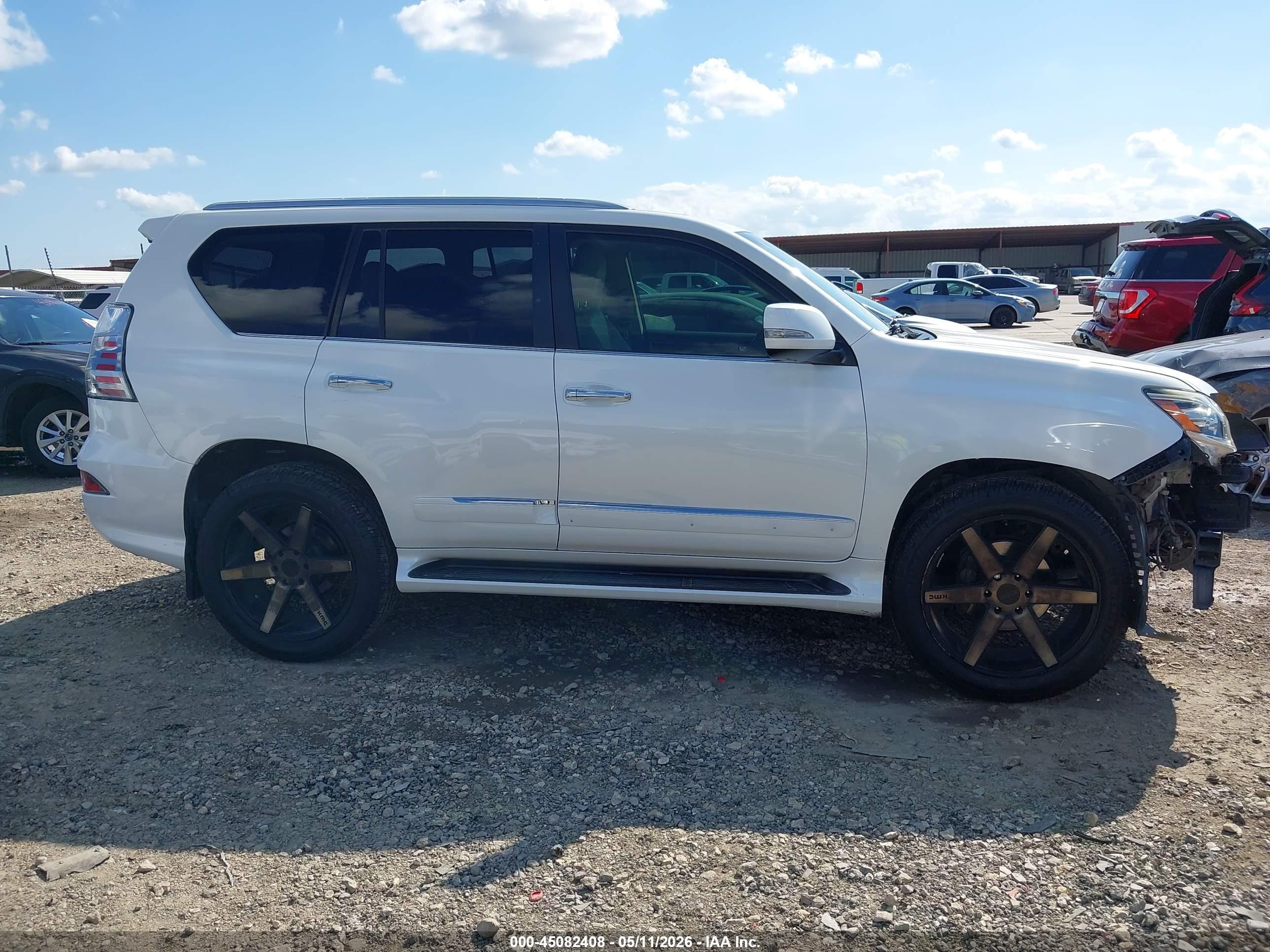 2015 Lexus Gx 460   White vin: JTJBM7FX4F5117521