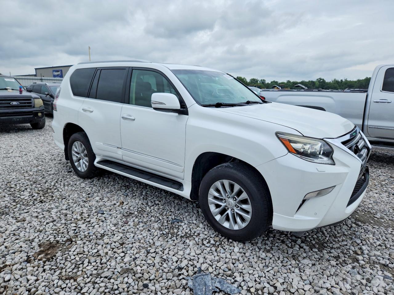 2015 Lexus Gx 460 White vin: JTJBM7FX4F5120421