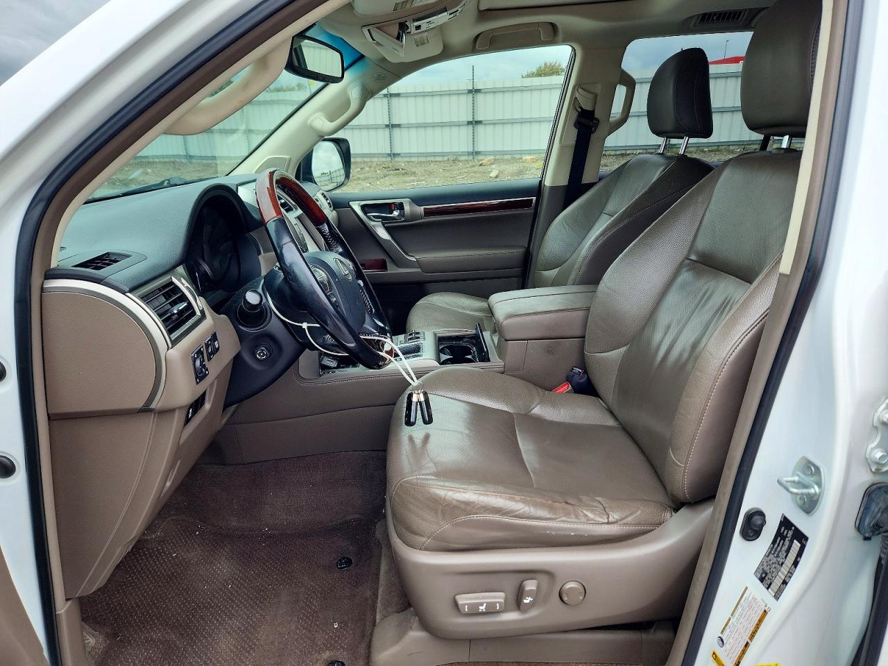2015 Lexus Gx 460 White vin: JTJBM7FX4F5120421