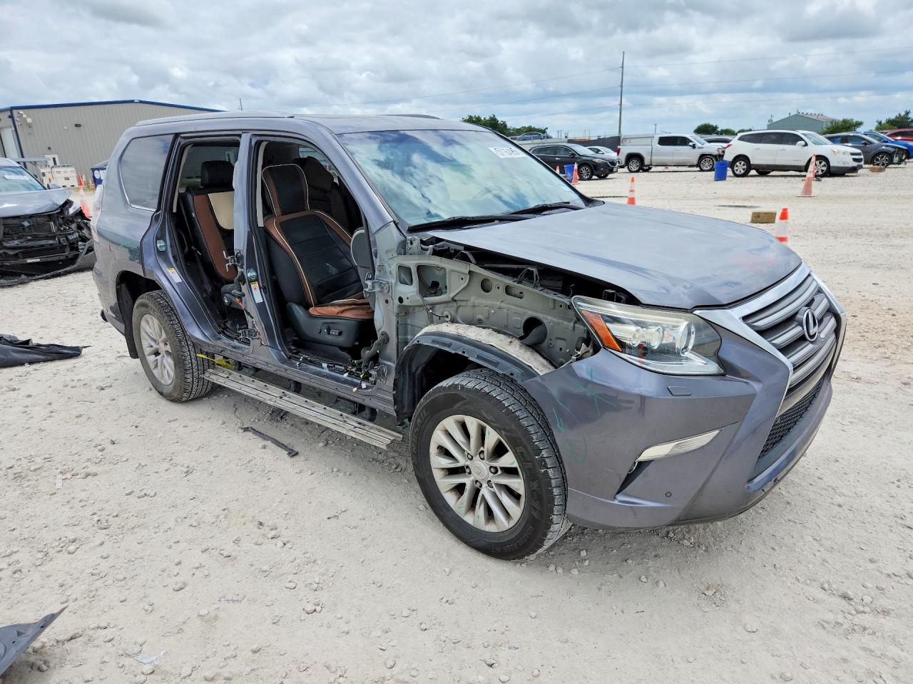 2017 Lexus Gx 460 Gray vin: JTJBM7FX4H5166687
