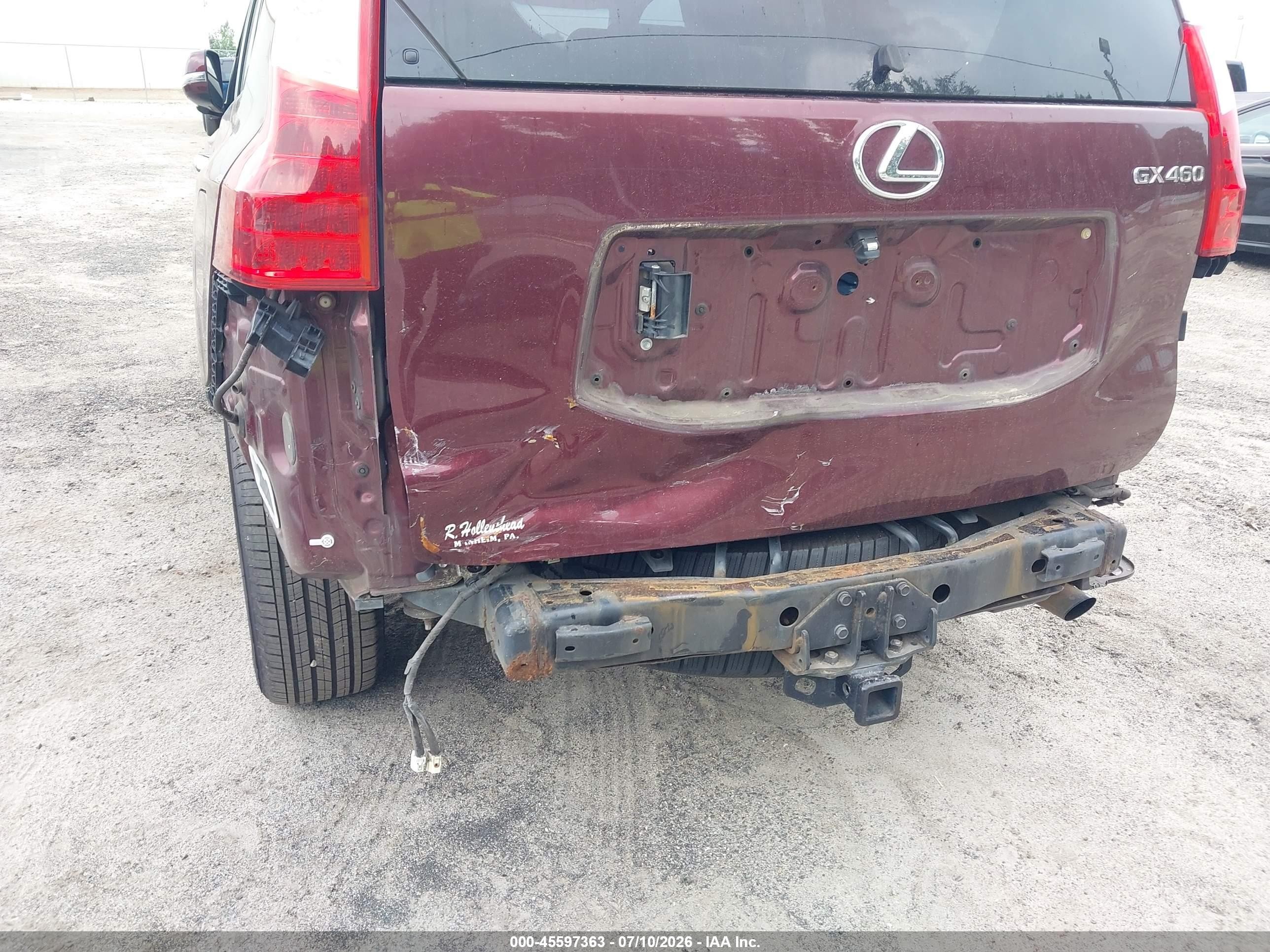 2011 Lexus Gx 460   Maroon vin: JTJBM7FX5B5020631