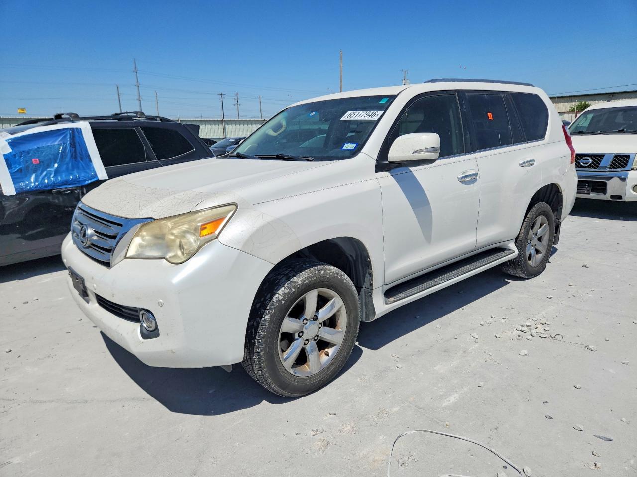 2011 Lexus Gx 460 White vin: JTJBM7FX5B5020662